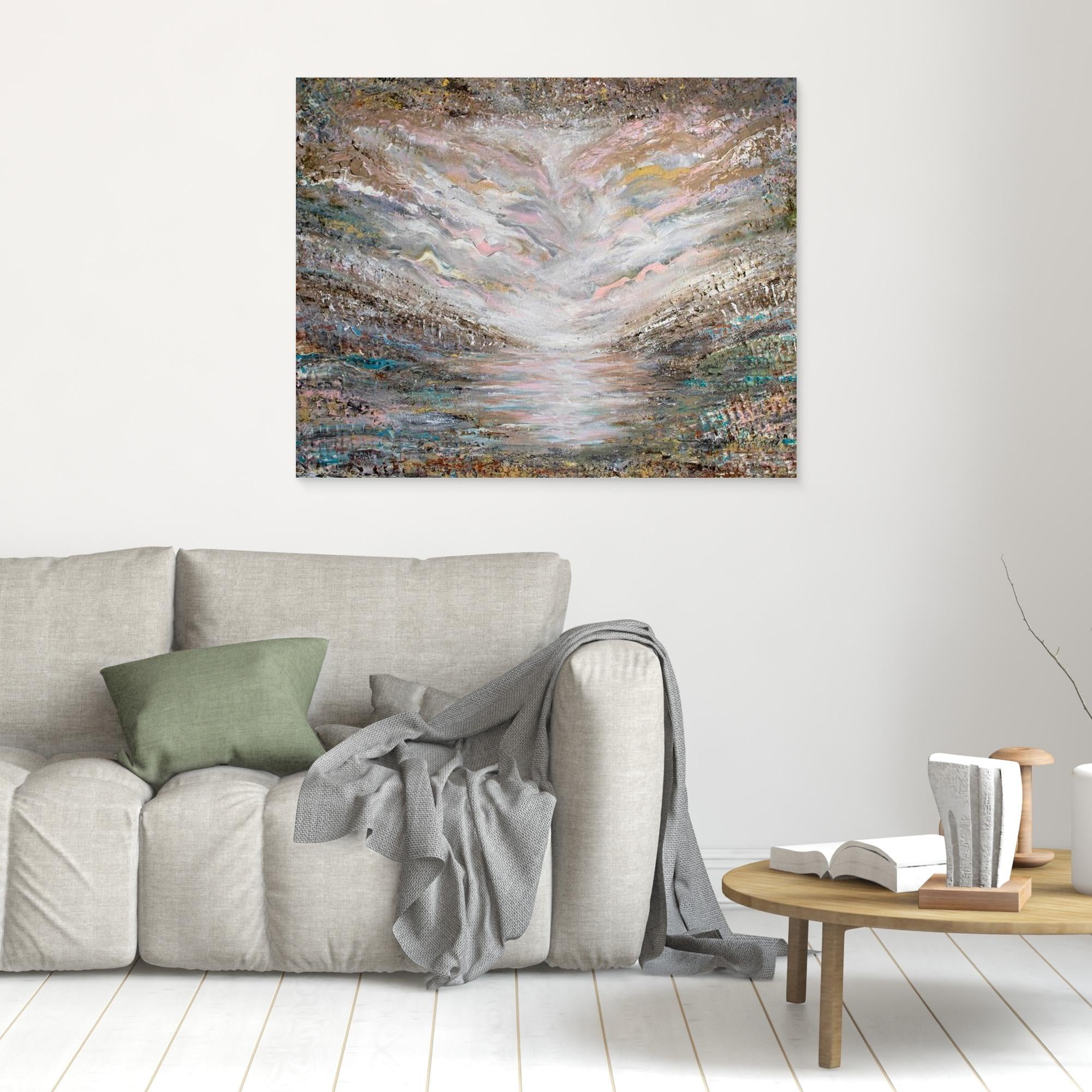 Canvas Print: "Shades of Pink"