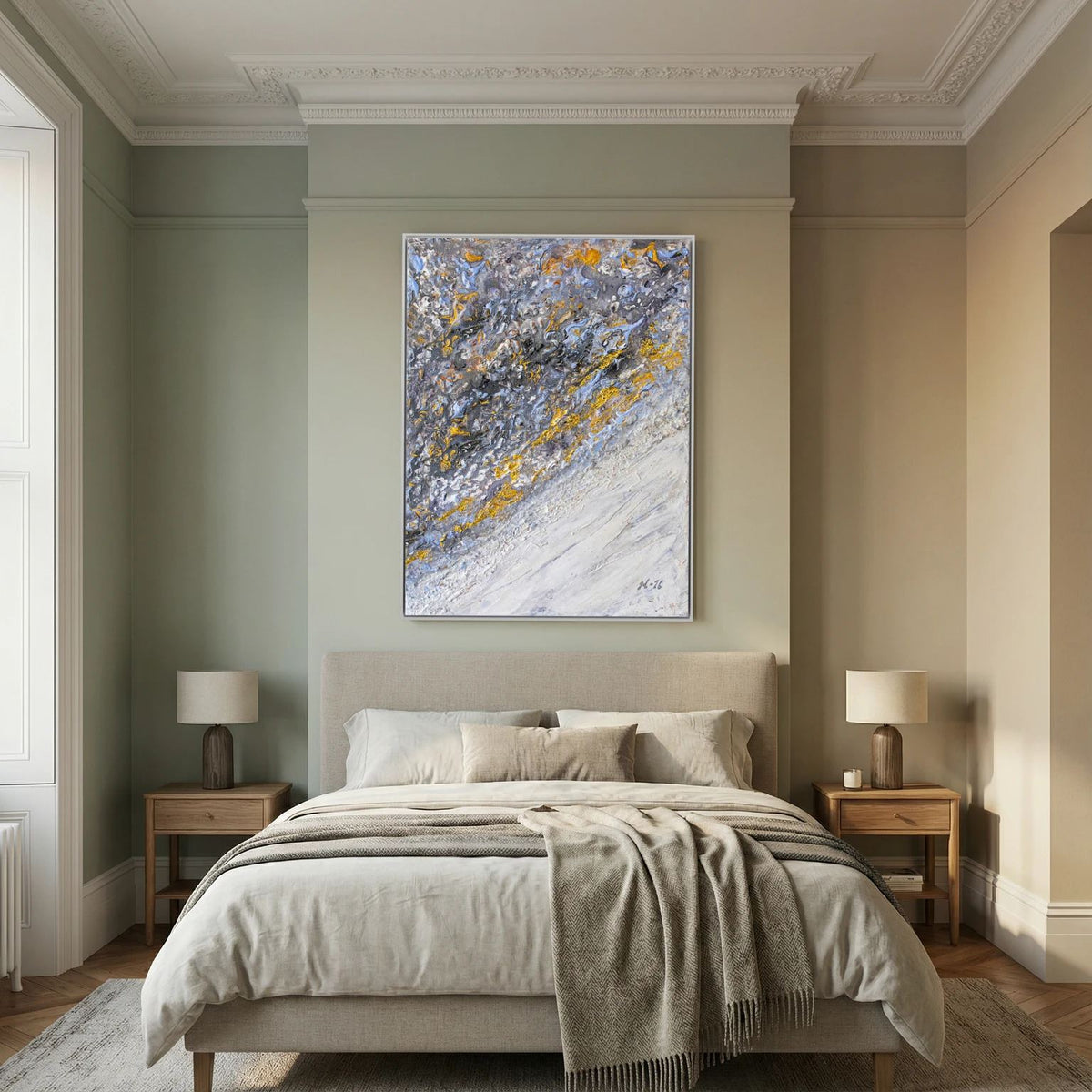 Canvas Print "Glimmering Sea Passage"