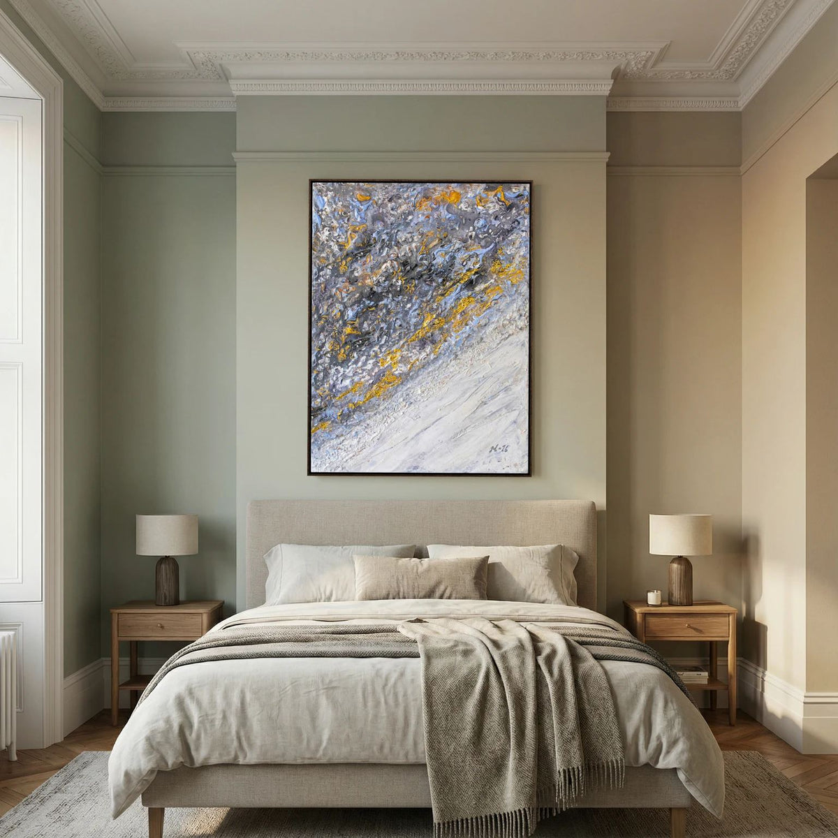 Canvas Print "Glimmering Sea Passage"