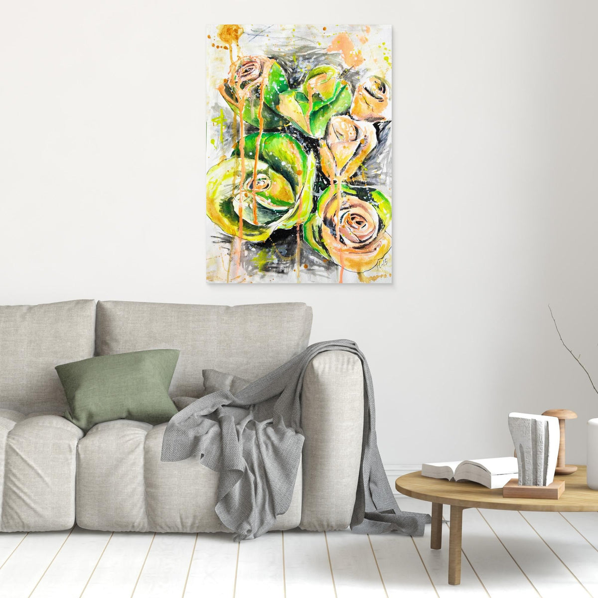 Canvas Print: " A green day"