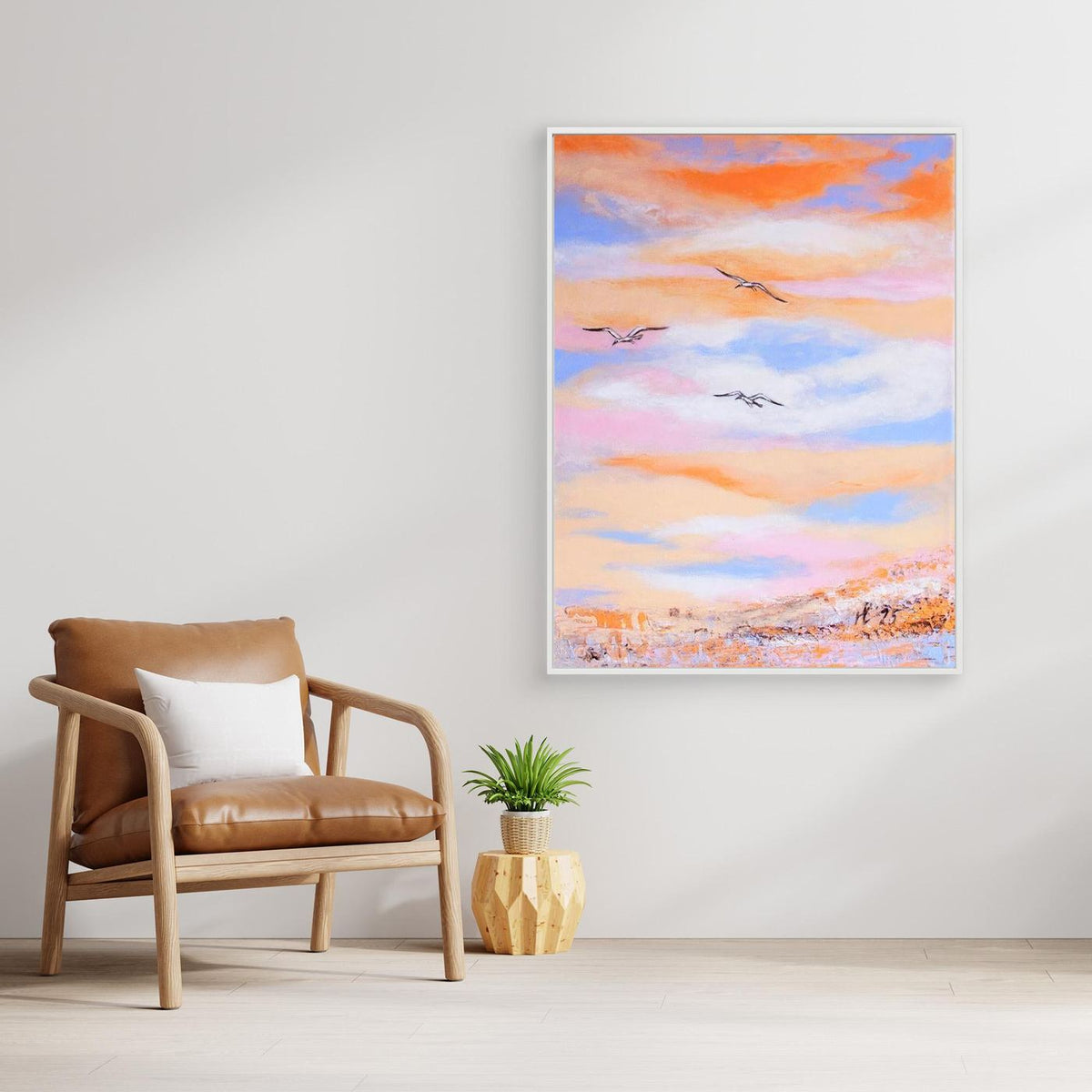 Canvas Print: "Free as a bird" Piece 2 