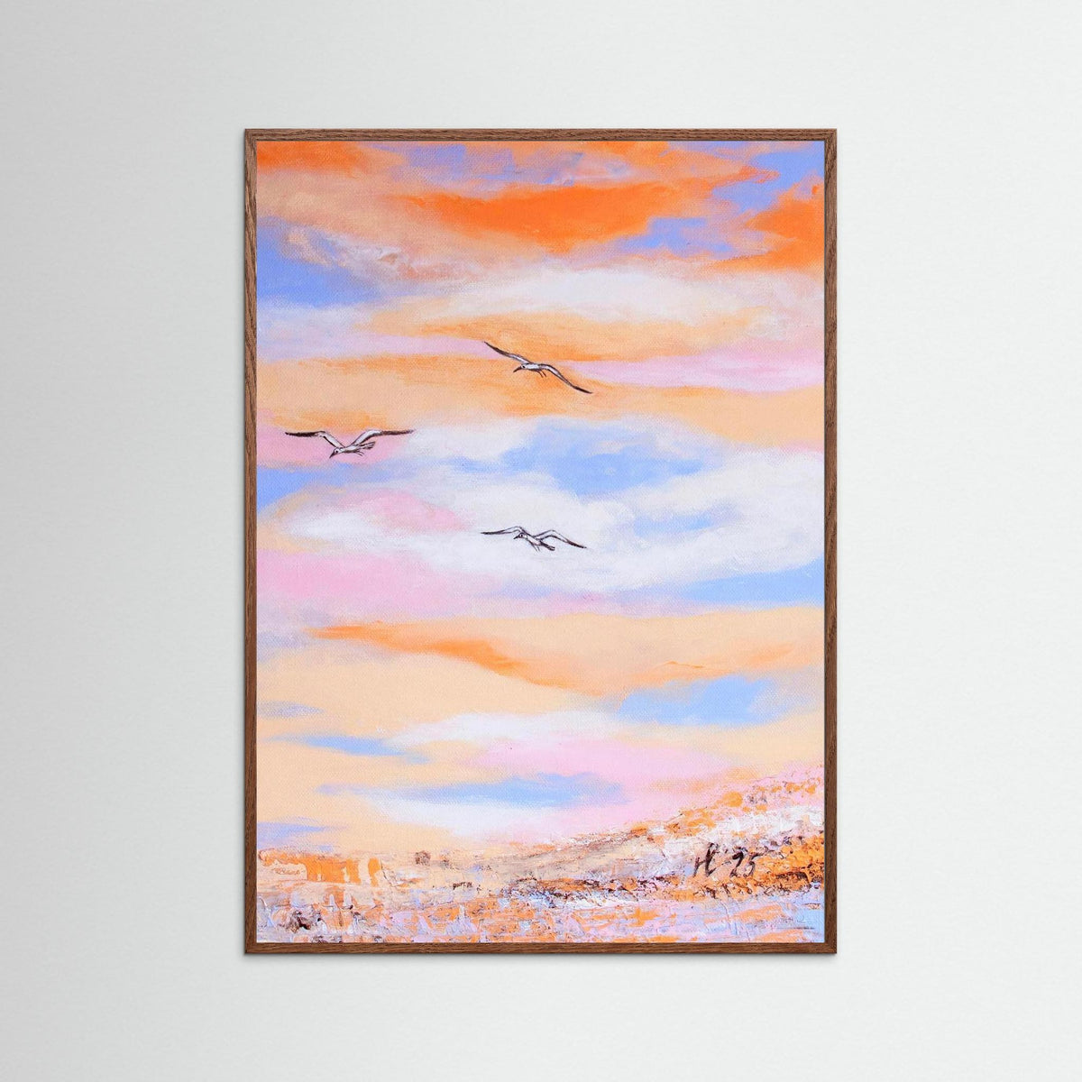 Fine Art Paper Print: Free as a bird piece 2 