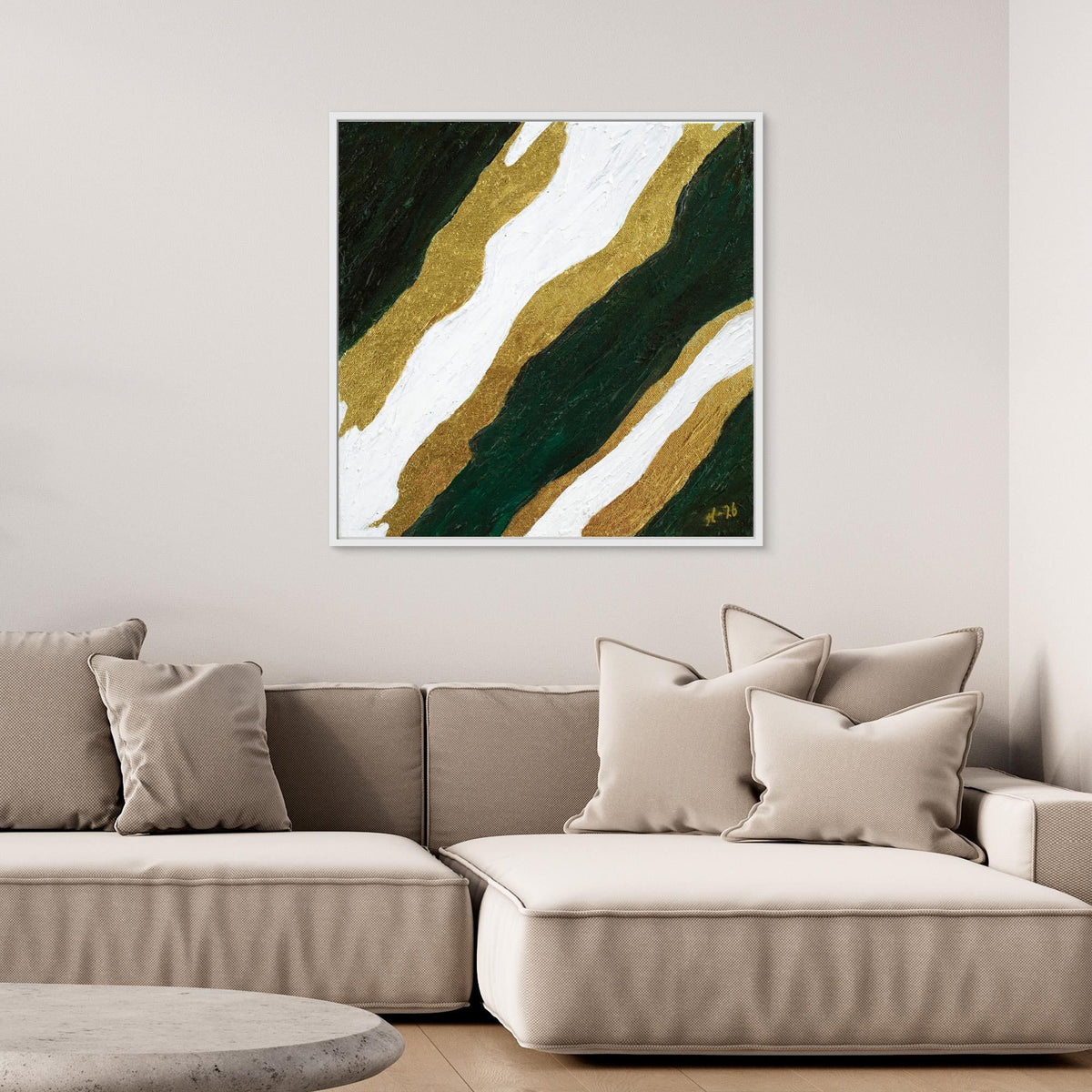 Canvas Print: "Green Current"