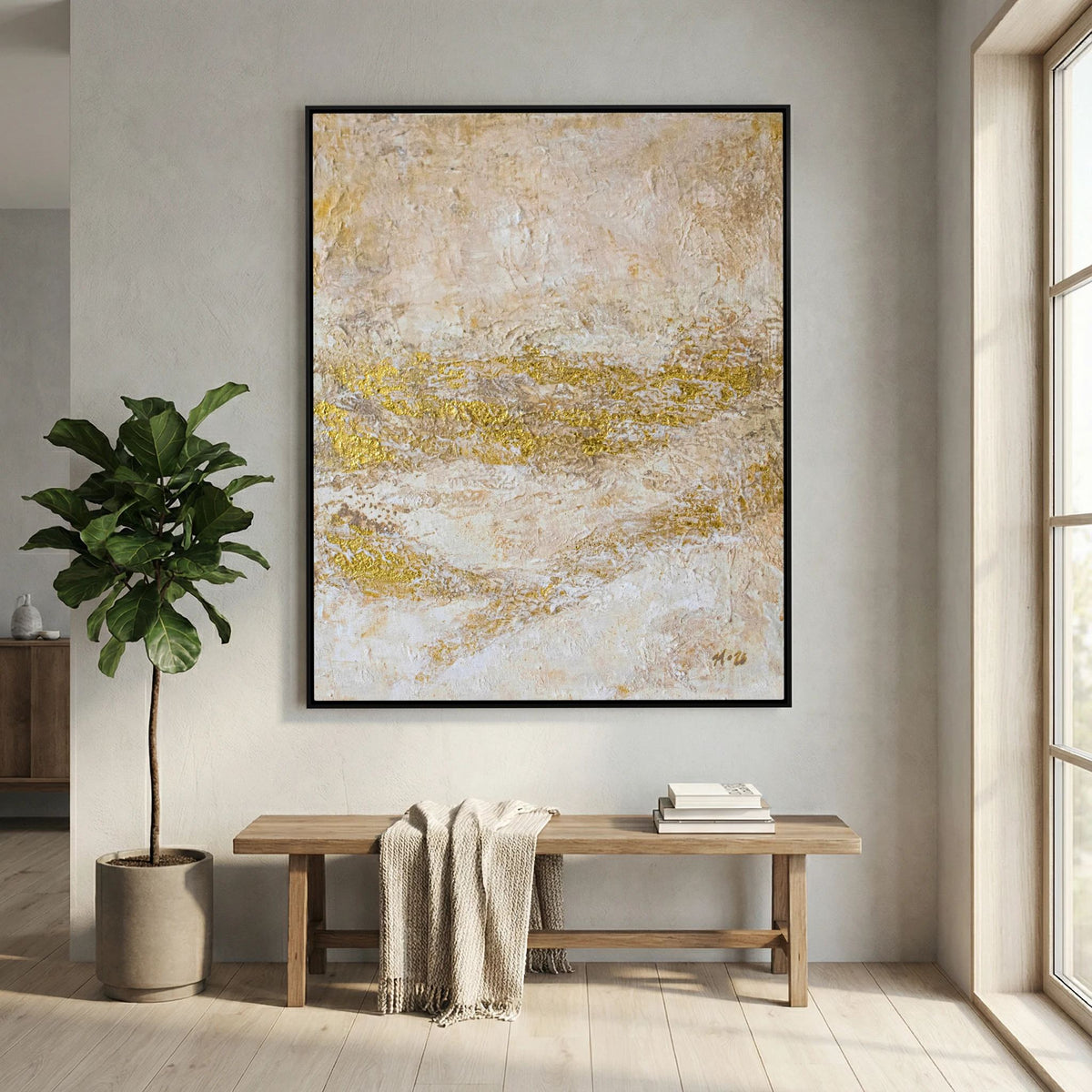 Canvas Print: "Golden Tides"
