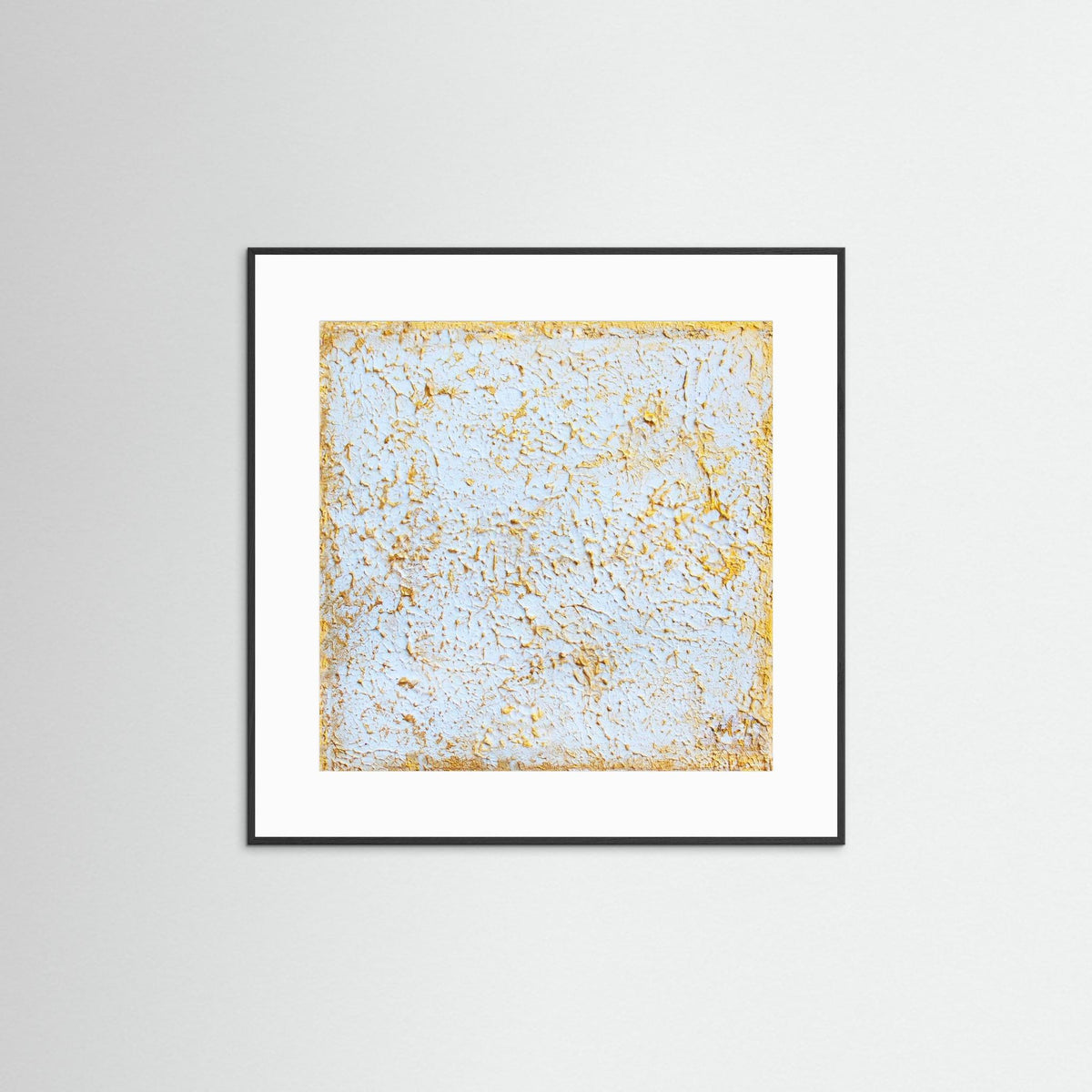Fine Art Paper print: "Organic 3D gold painting"