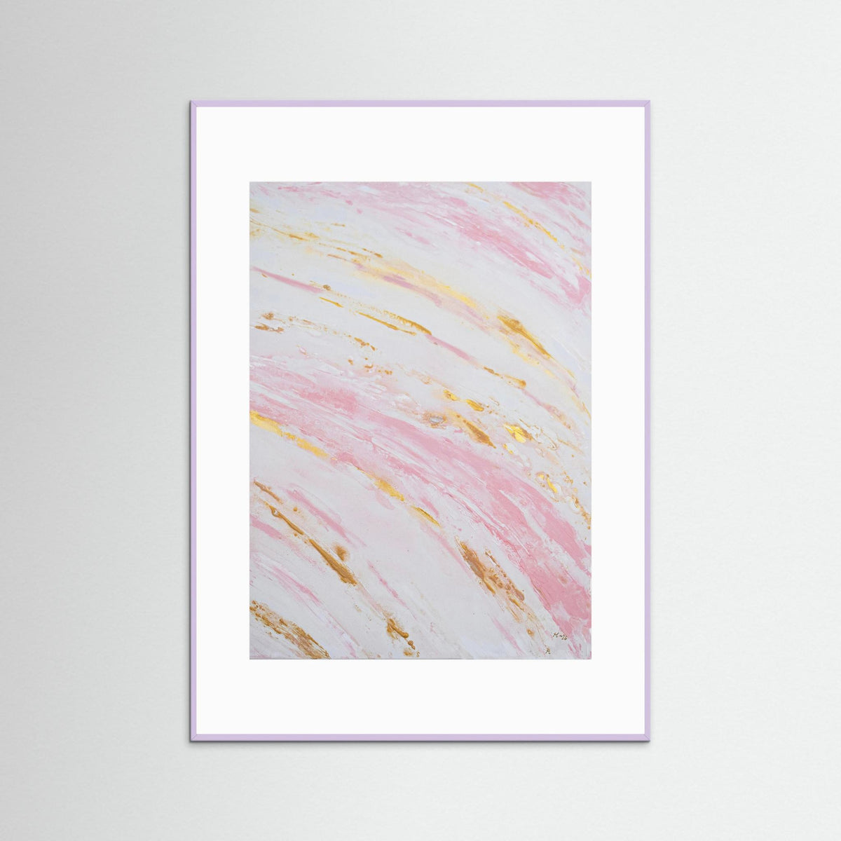 Fine Art Paper Print: "Blush Tides Piece 2"