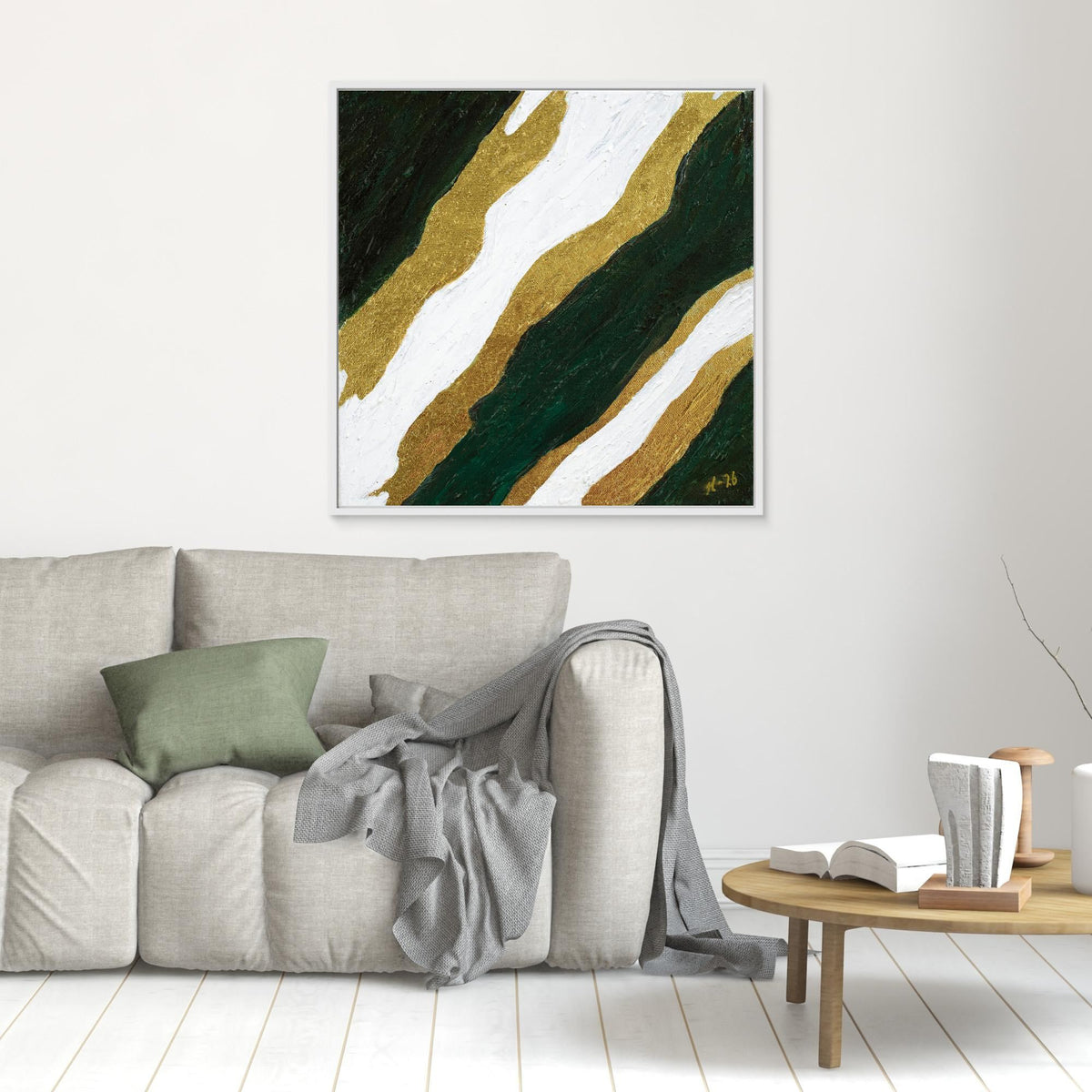 Canvas Print: "Green Current"