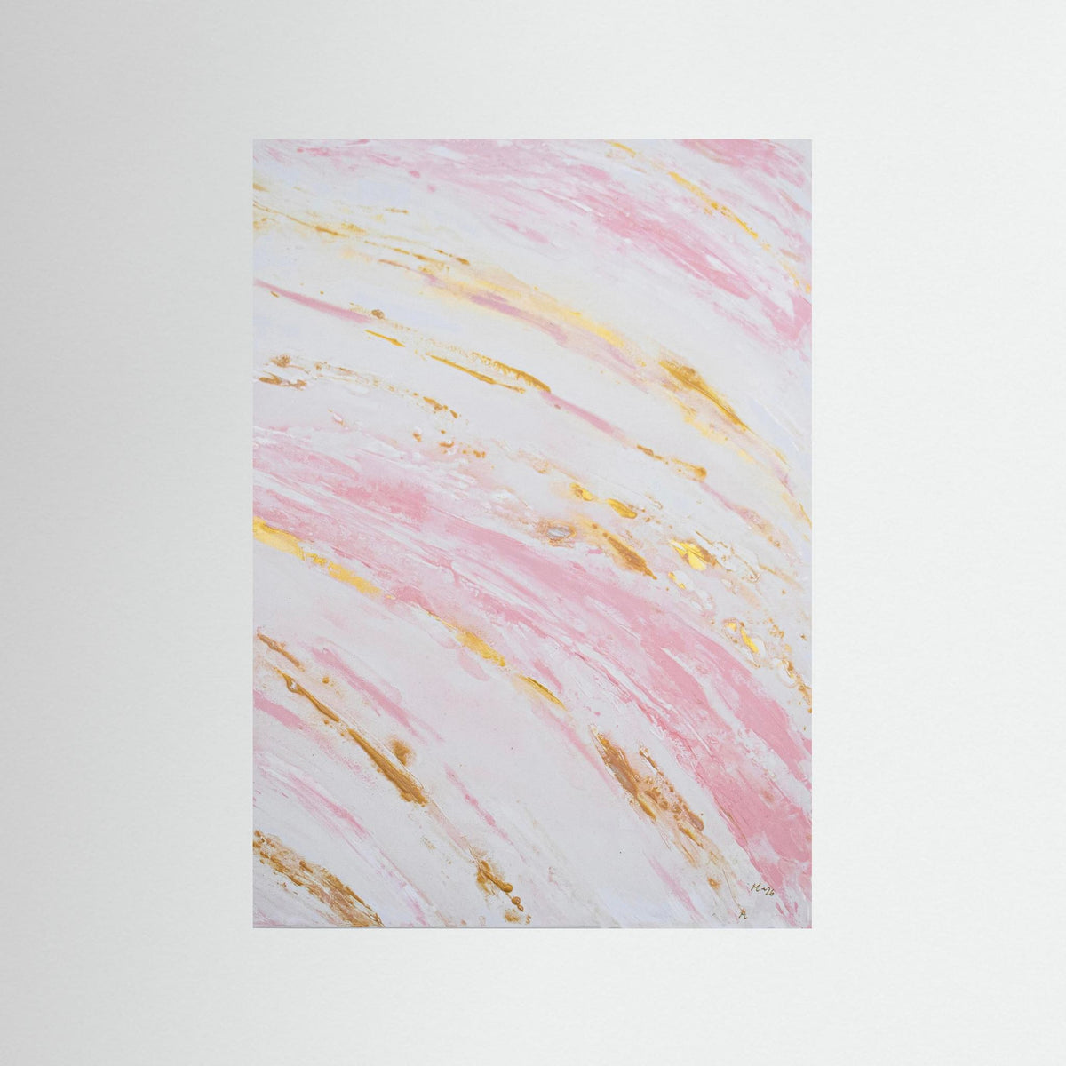 Fine Art Paper Print: "Blush Tides Piece 2"