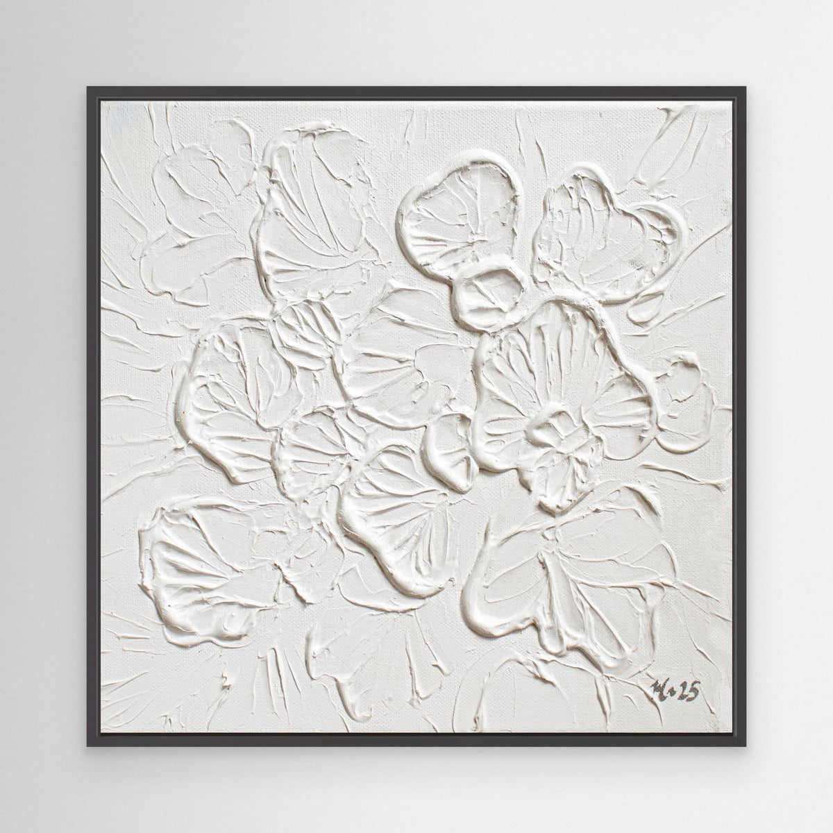 Canvas Print: "Soft White Bloom"
