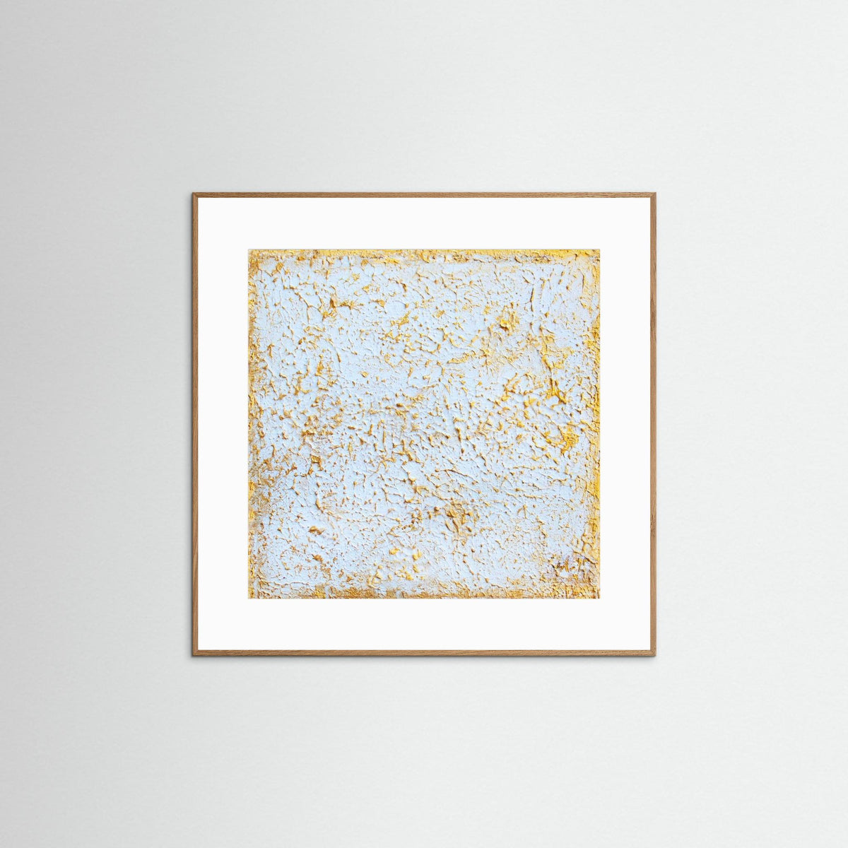 Fine Art Paper print: "Organic 3D gold painting"