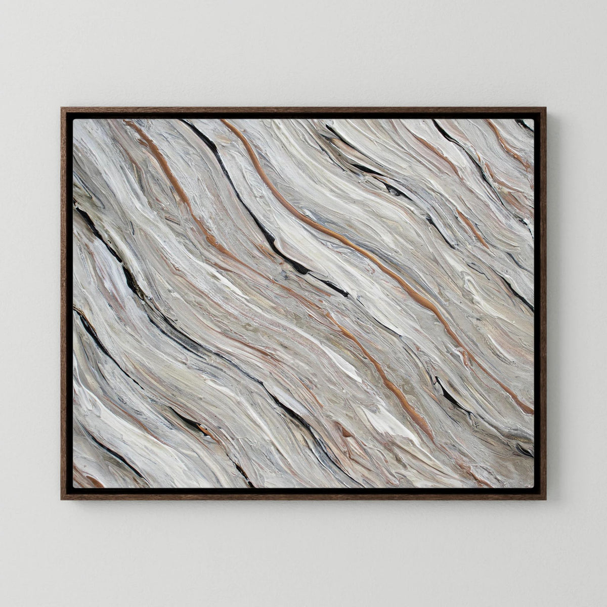 Canvas Print: "Beige Tide"
