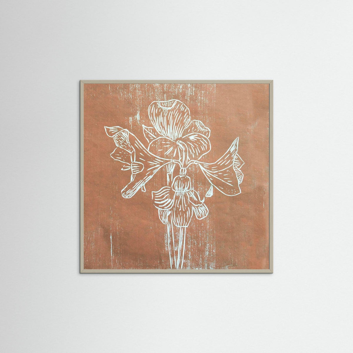 Fine Art Papaer Print: "Brown Amaryllis" 