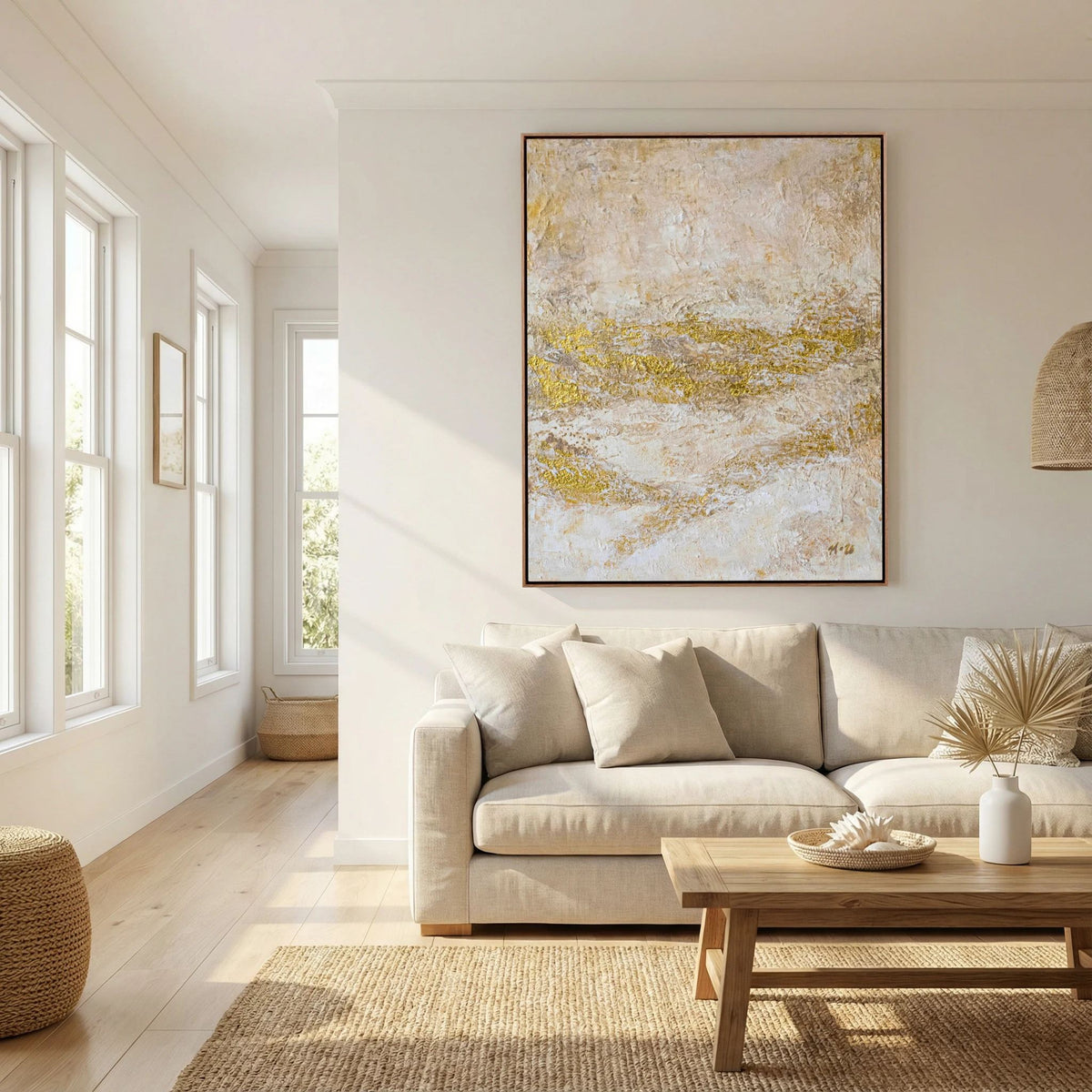 Canvas Print: "Golden Tides"