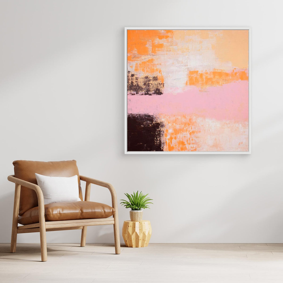 Canvas Print: "Coral Sunset"