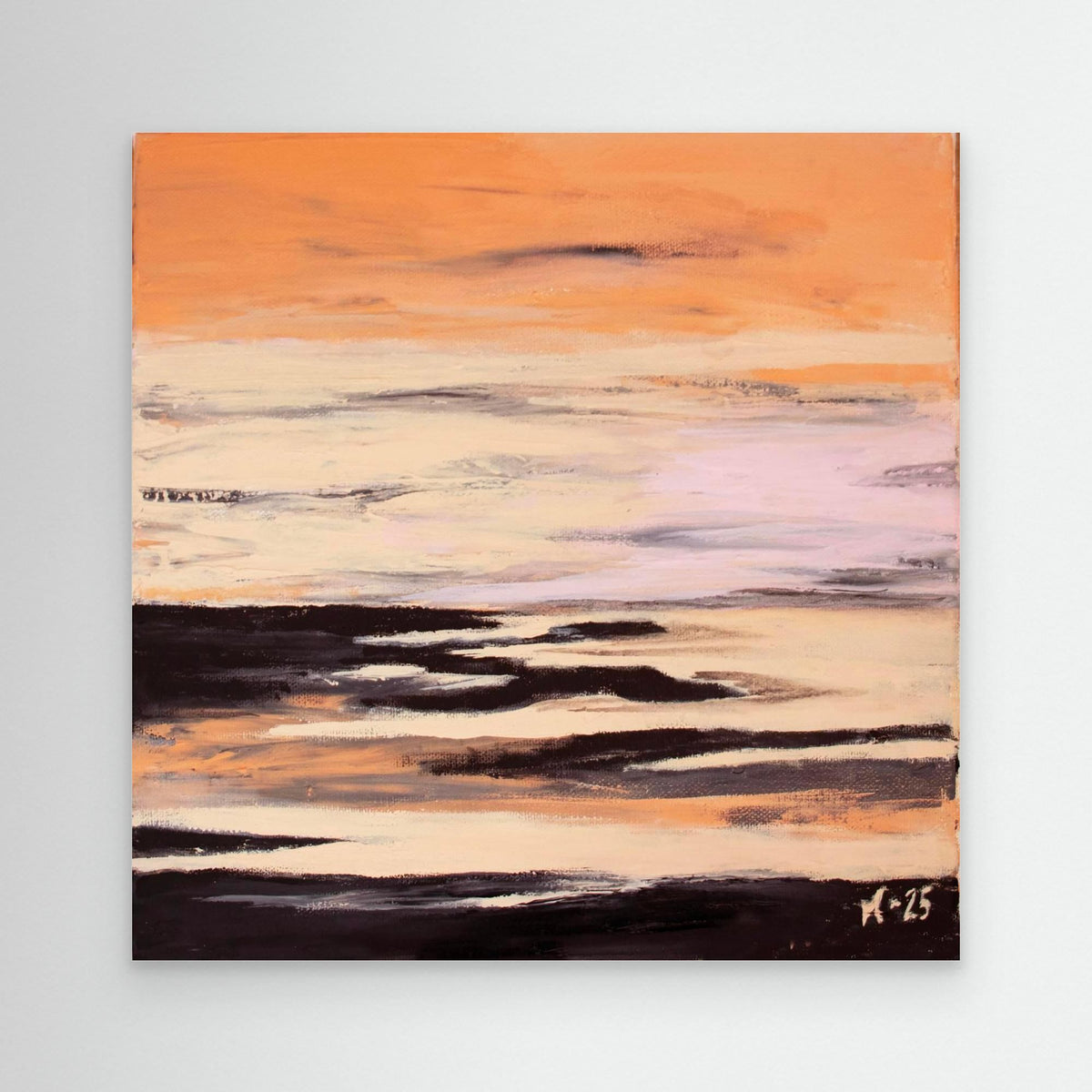 Canvas Print: Coral Beach piece 2 