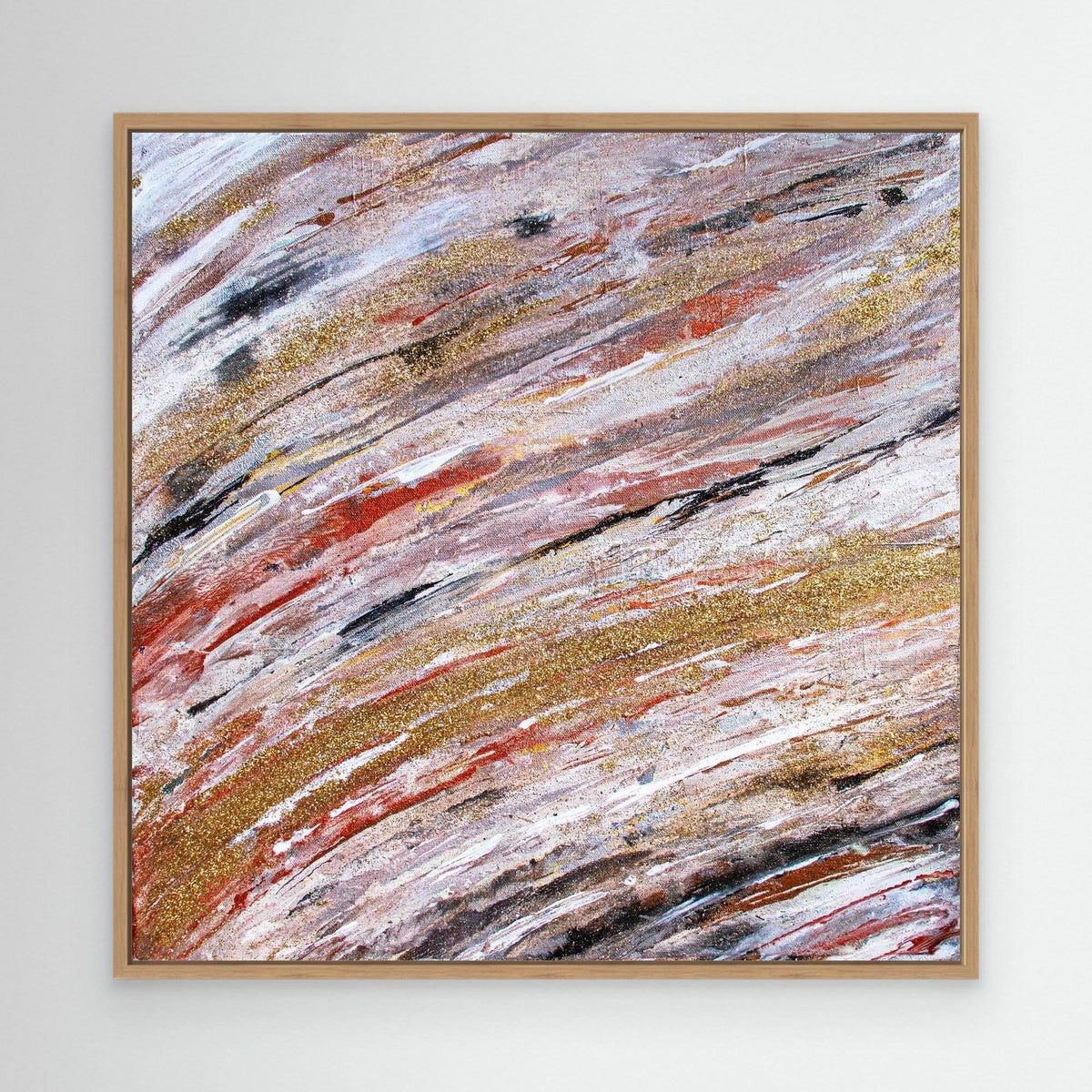 Canvas Print: " Golden wave" piece 1 