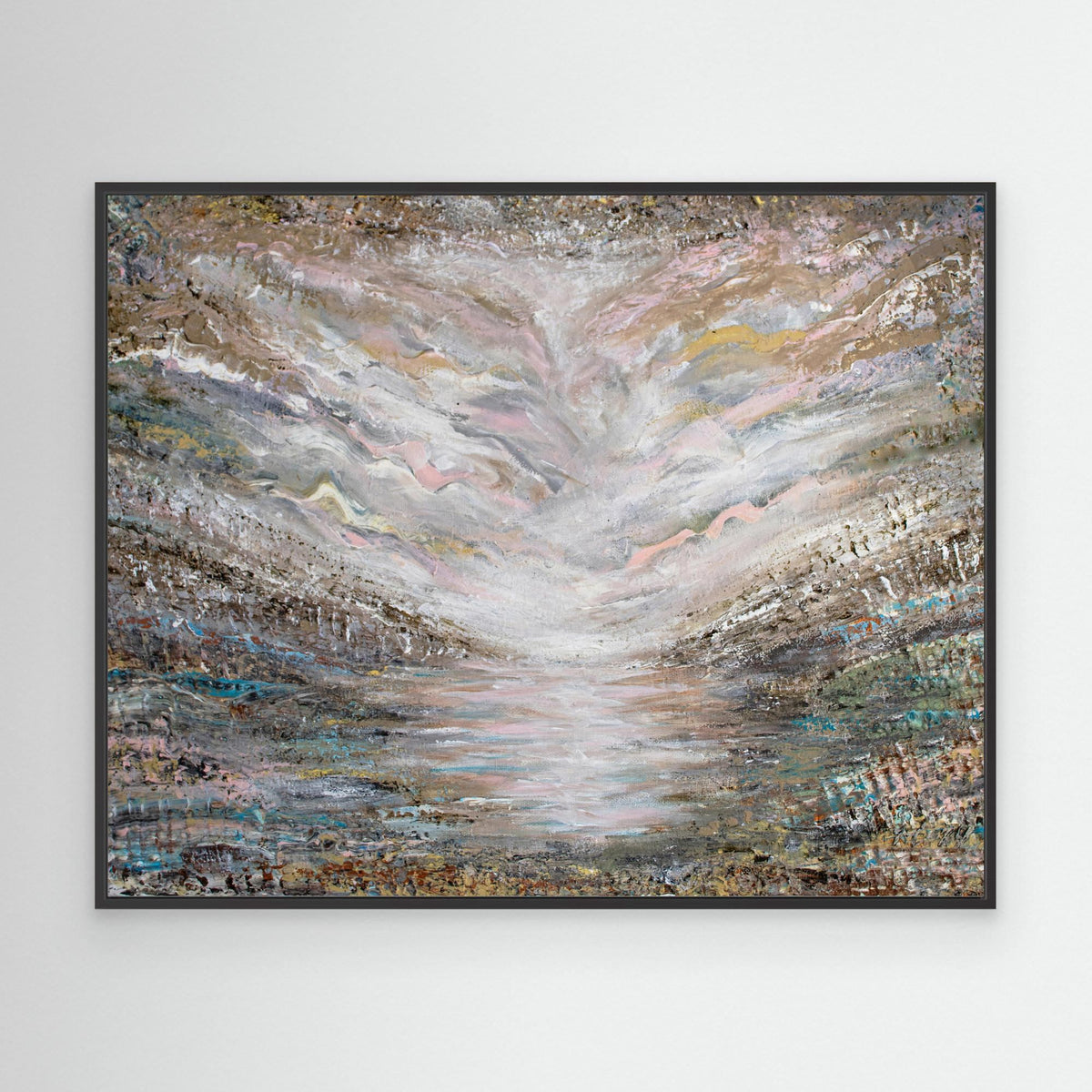 Canvas Print: "Shades of Pink"