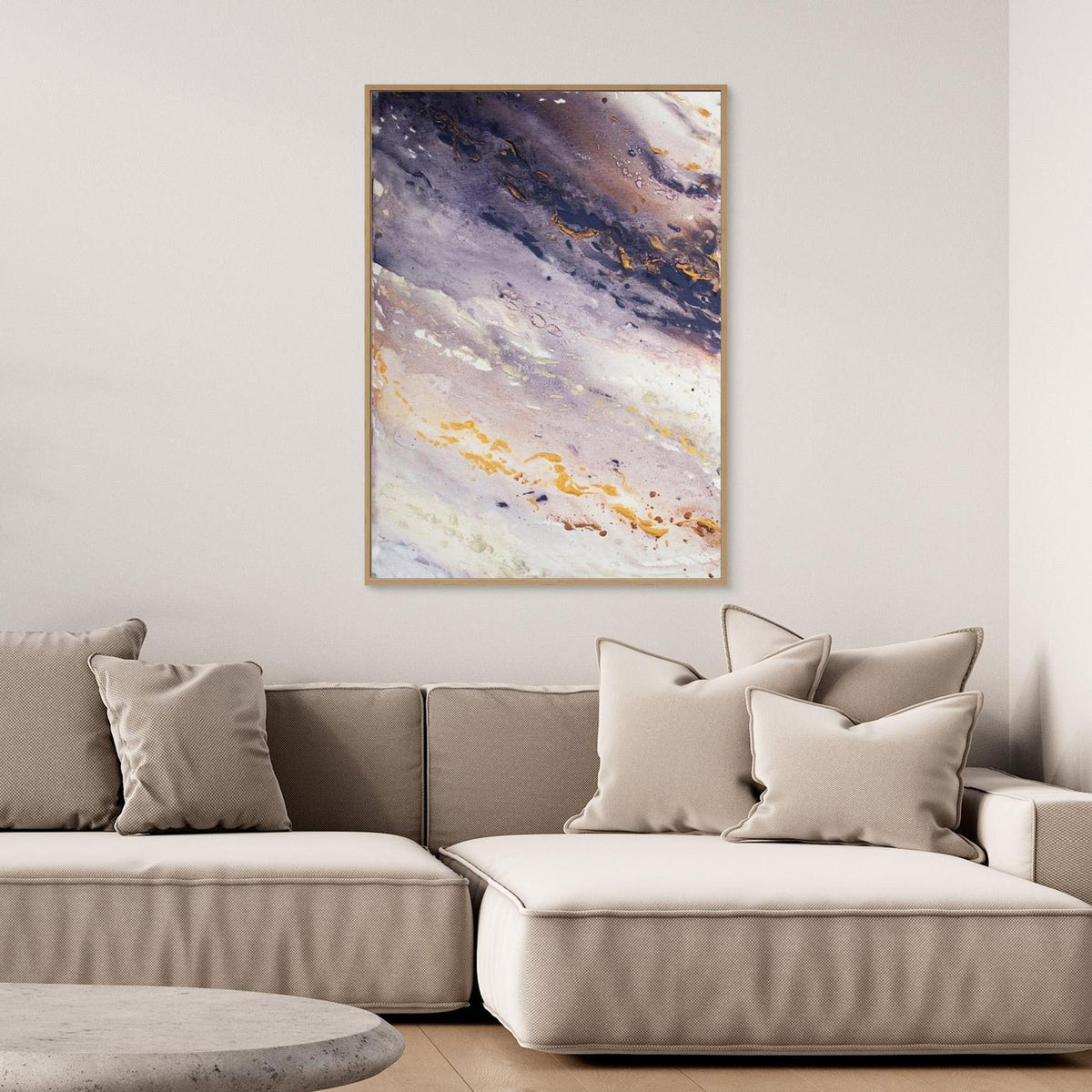 Canvas Print: "Marble Wave" piece 2 