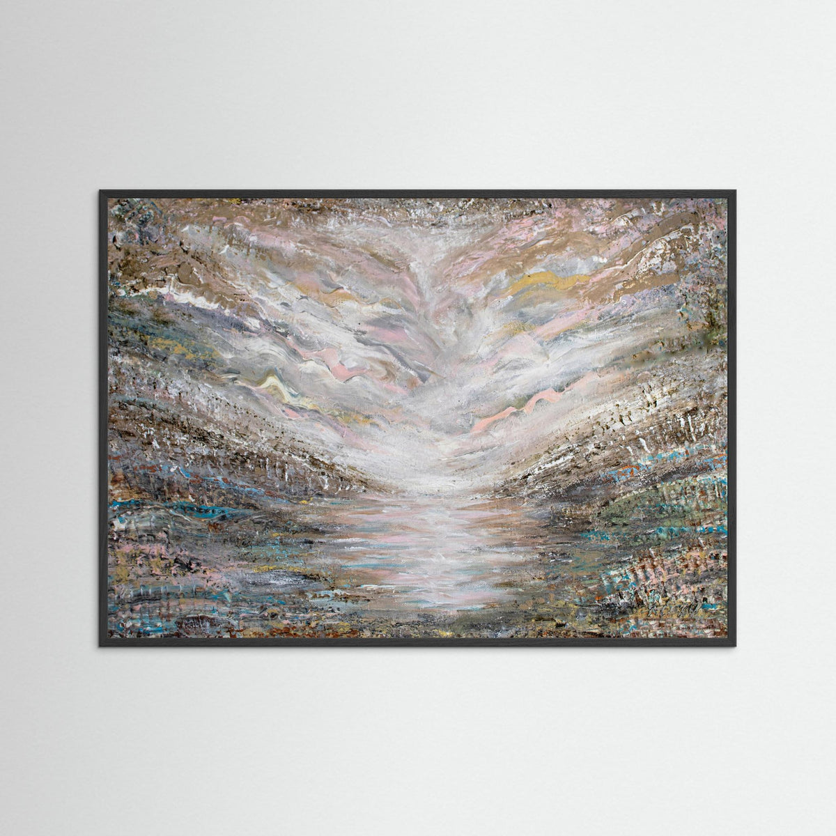 Fine Art Paper Print: "Shades of pink"