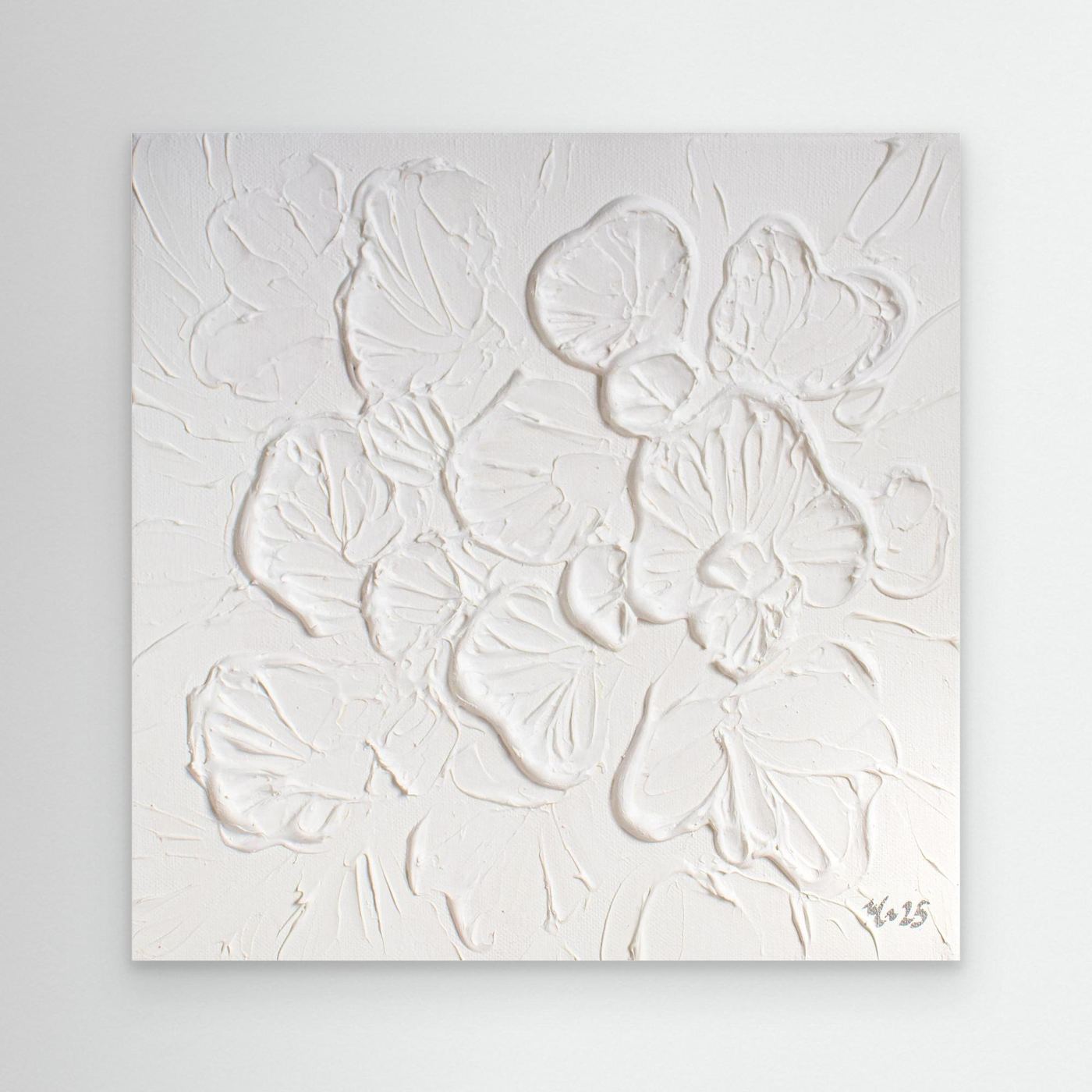 Canvas Print: "Soft White Bloom"
