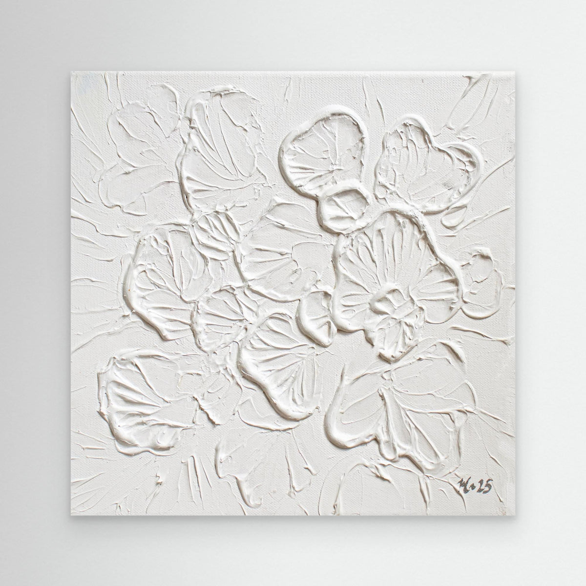 Canvas Print: "Soft White Bloom"