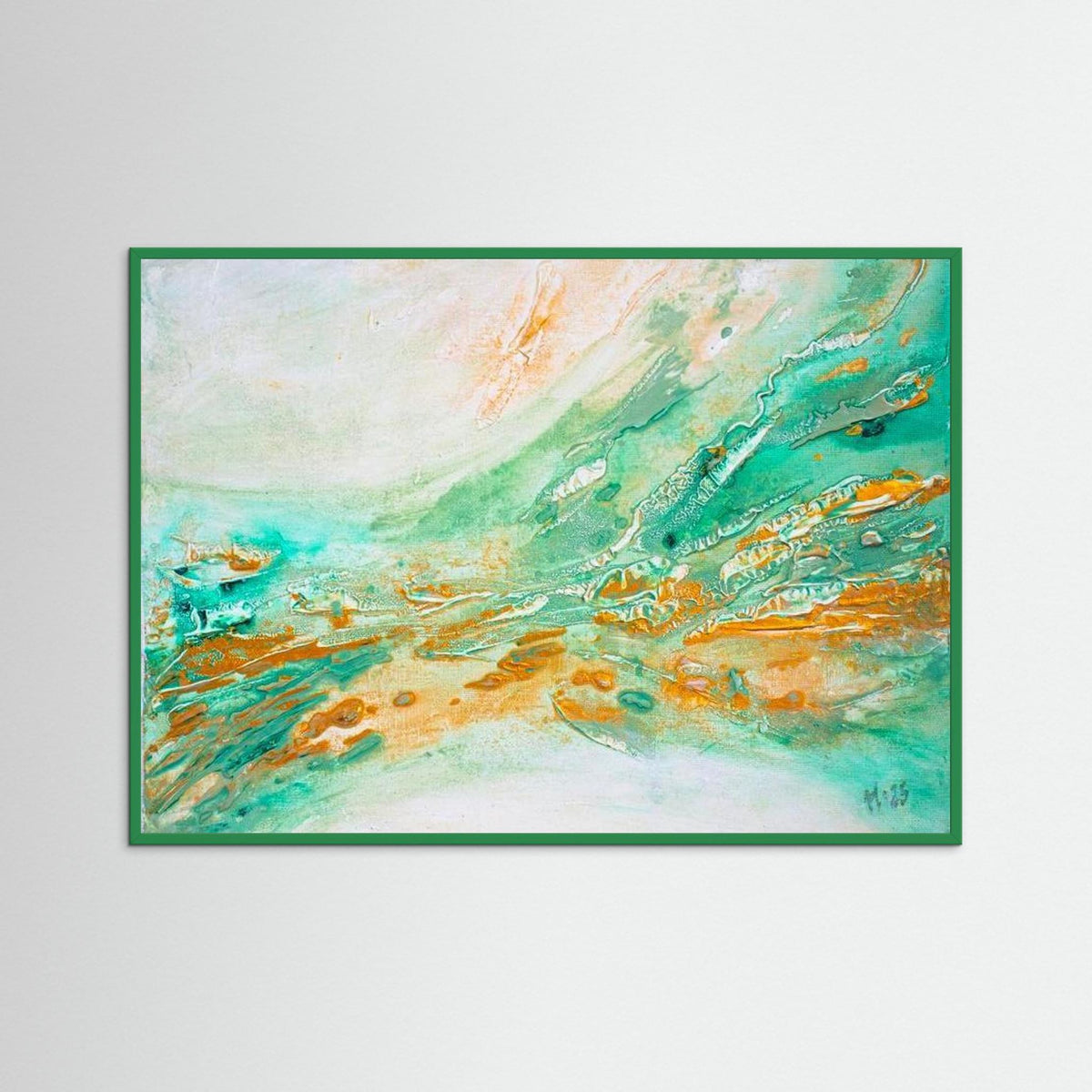 Fine Art Paper print: "Golden Current"