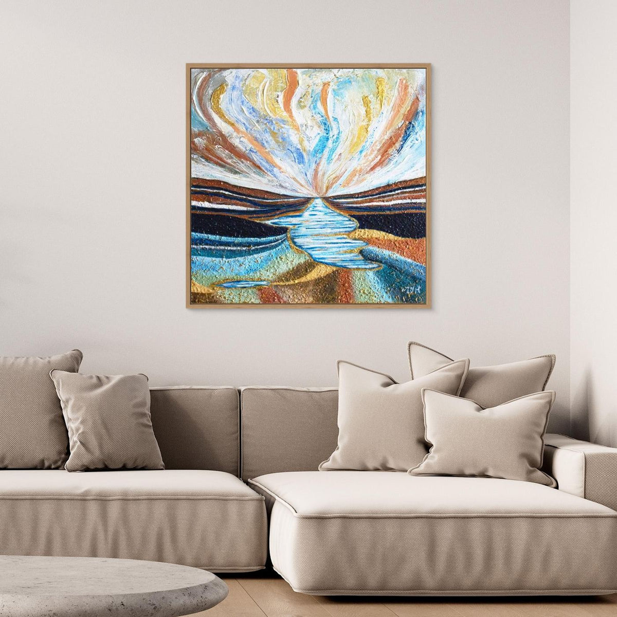 Canvas Print: "Magic ocean"