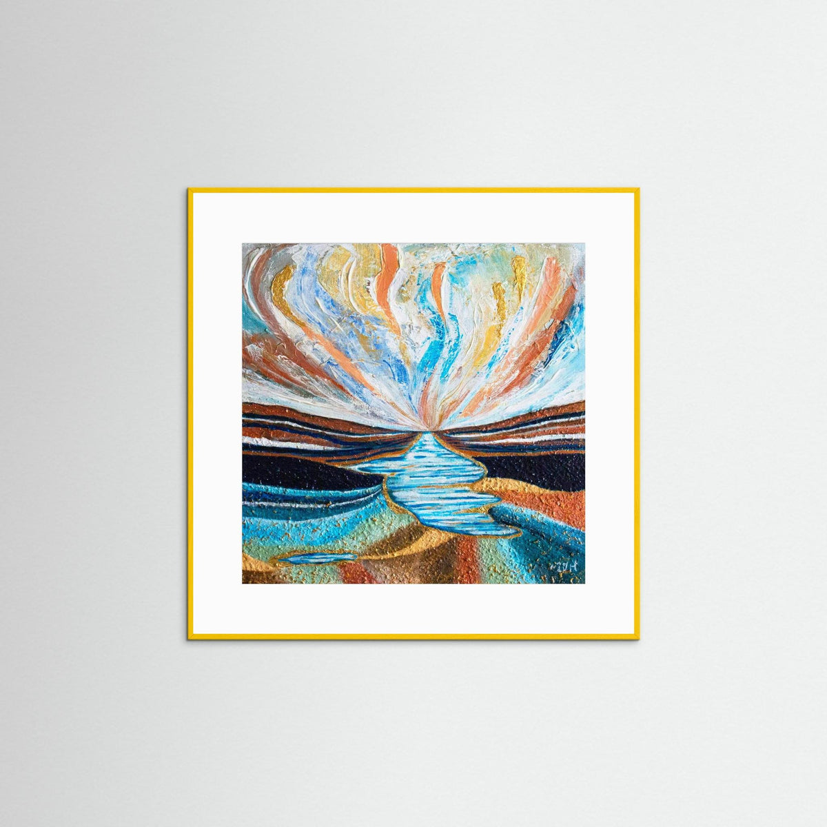 Fine Art Paper Print: "Magic ocean"