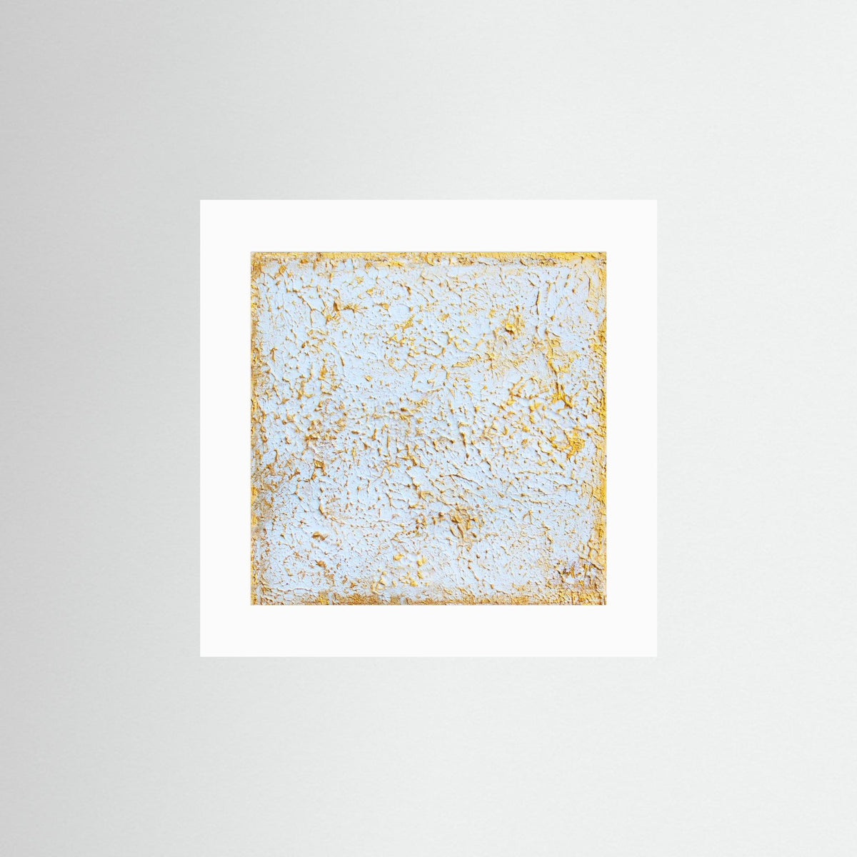 Fine Art Paper print: "Organic 3D gold painting"