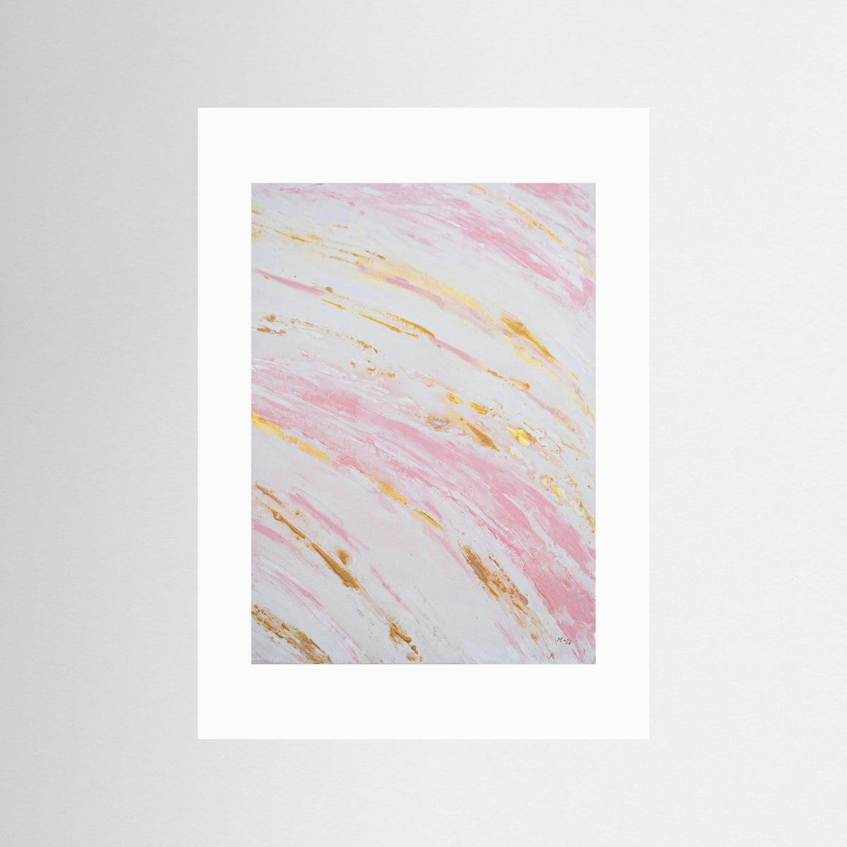 Fine Art Paper Print: "Blush Tides Piece 2"