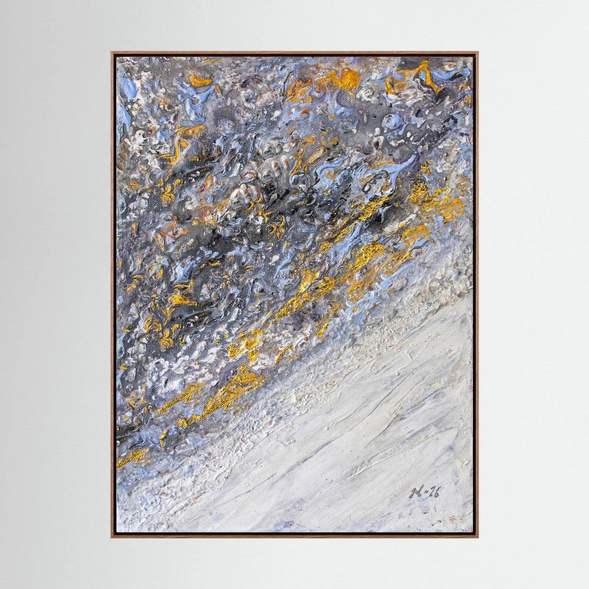 Canvas Print "Glimmering Sea Passage"