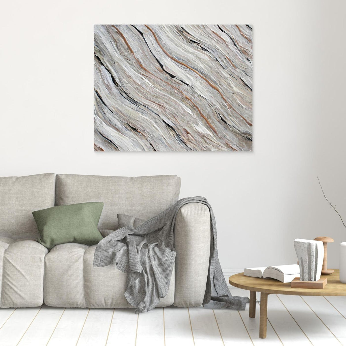 Canvas Print: "Beige Tide"