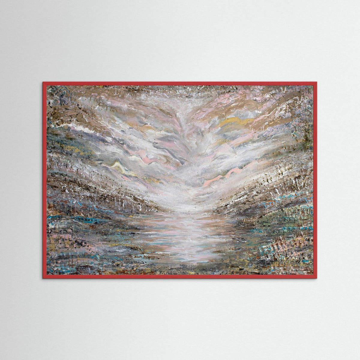 Fine Art Paper Print: "Shades of pink"