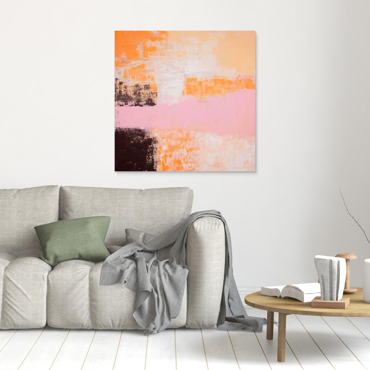 Canvas Print: "Coral Sunset"