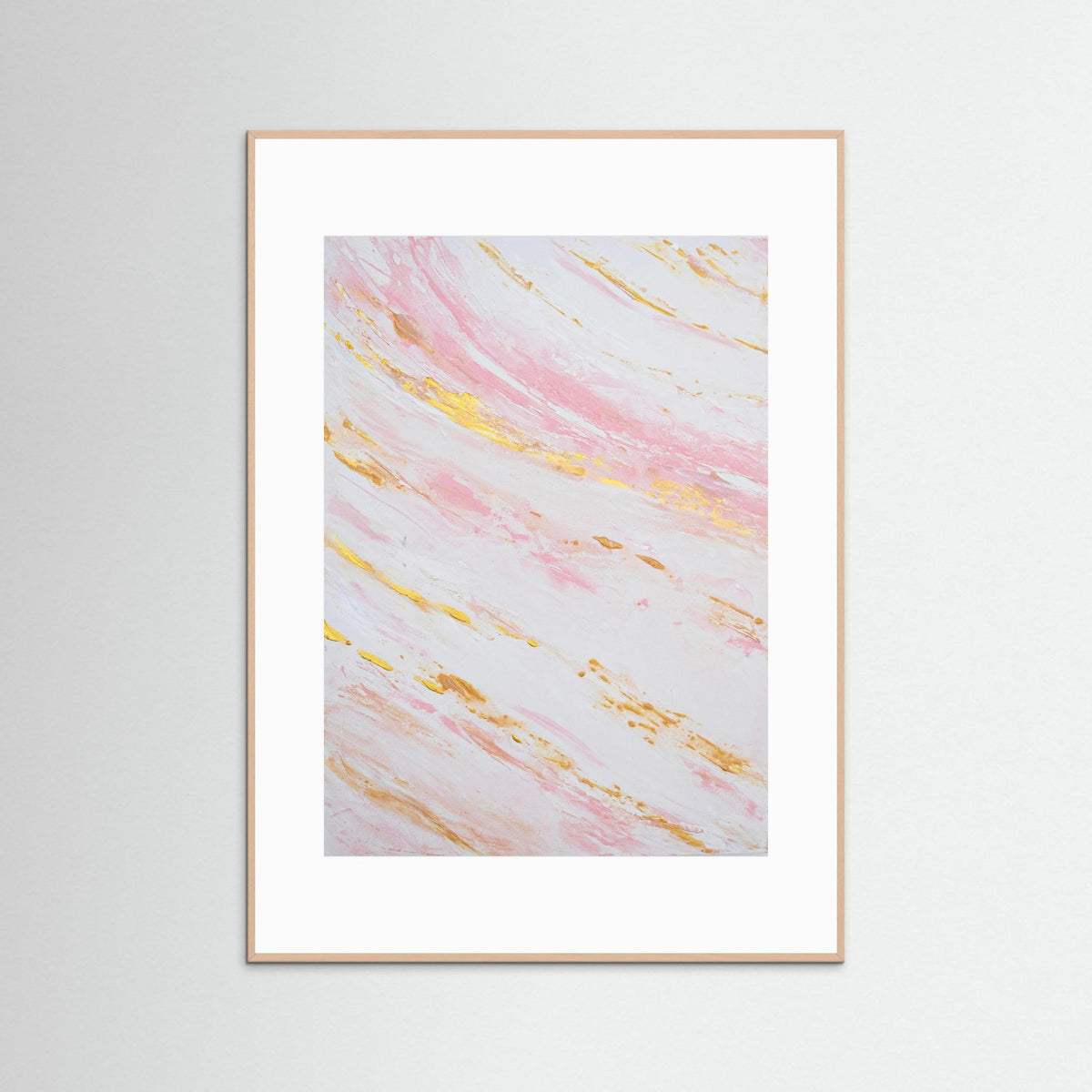 Fine Art Paper Print: "Blush Tides Piece 1"