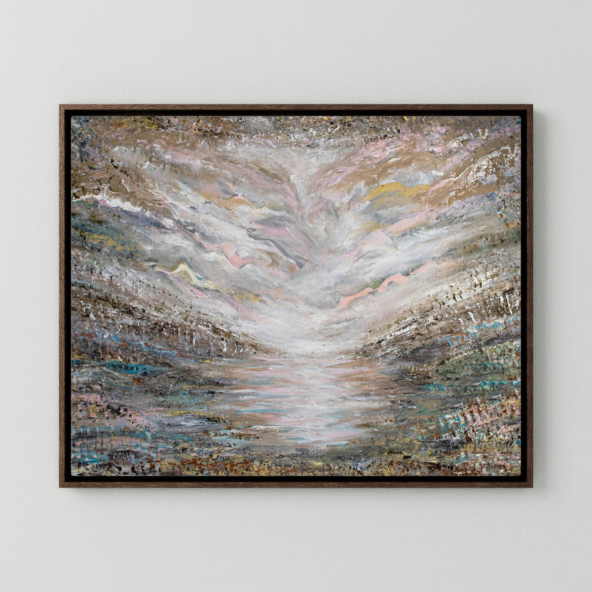Canvas Print: "Shades of Pink"