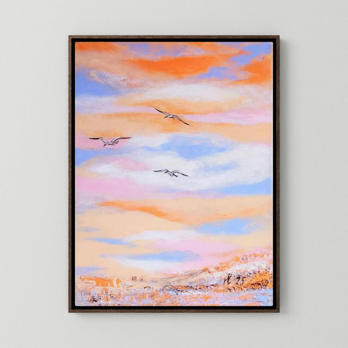 Canvas Print: "Free as a bird" Piece 2 