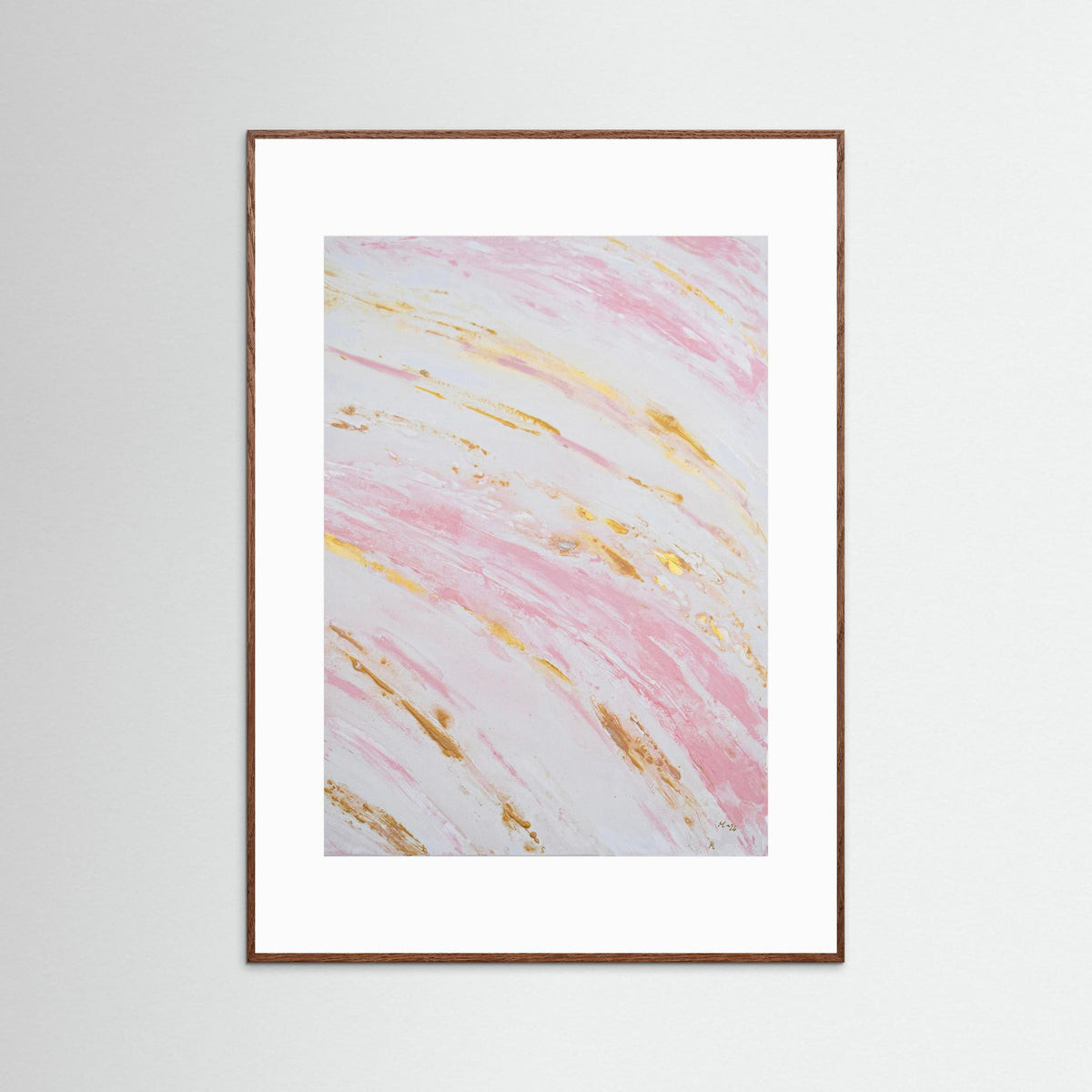 Fine Art Paper Print: "Blush Tides Piece 2"
