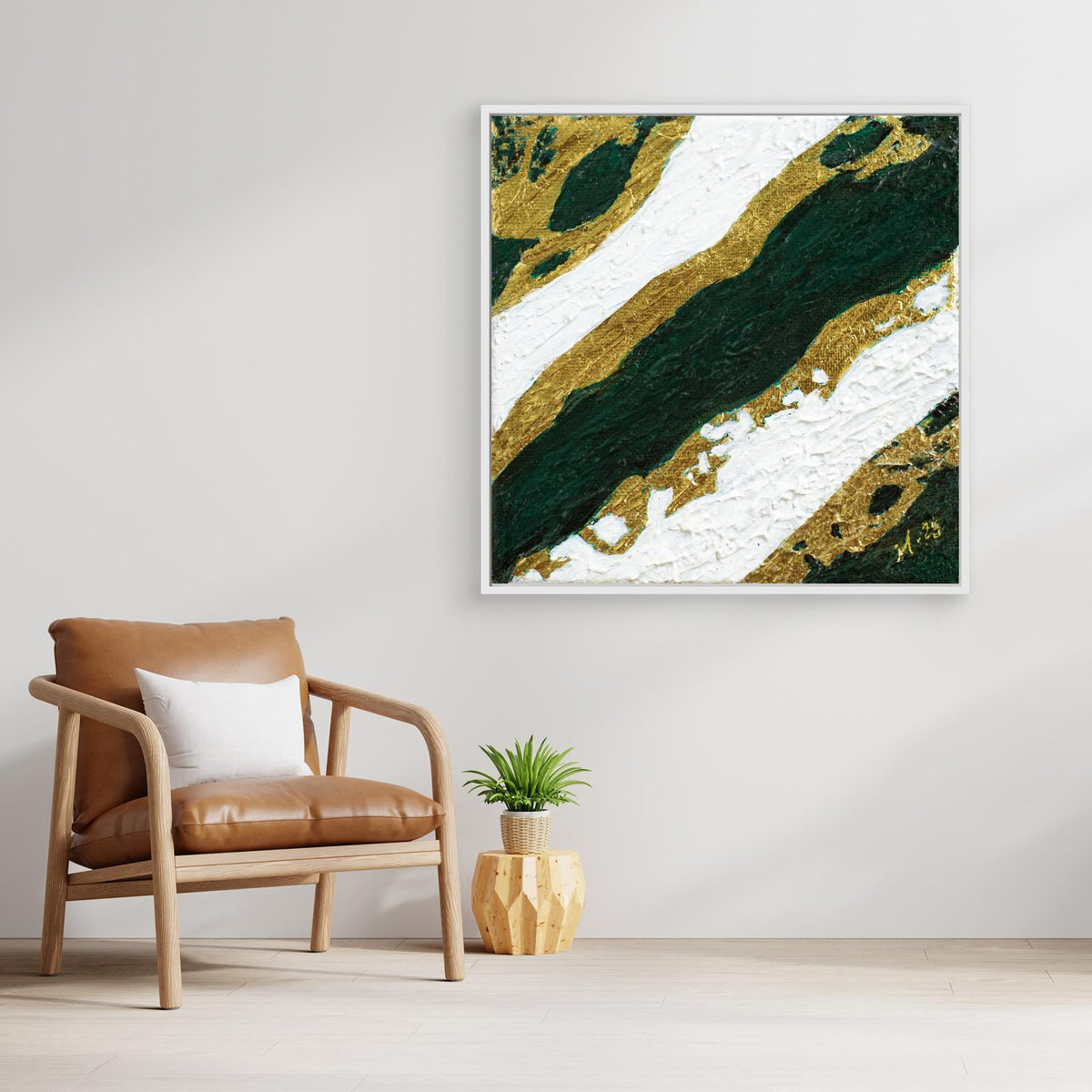 Canvas Print: "The Green Emerald"