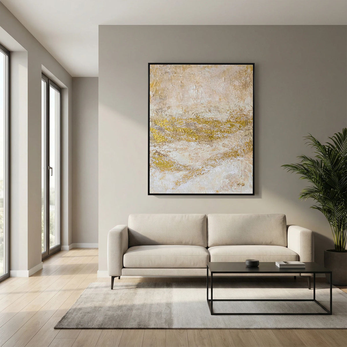Canvas Print: "Golden Tides"