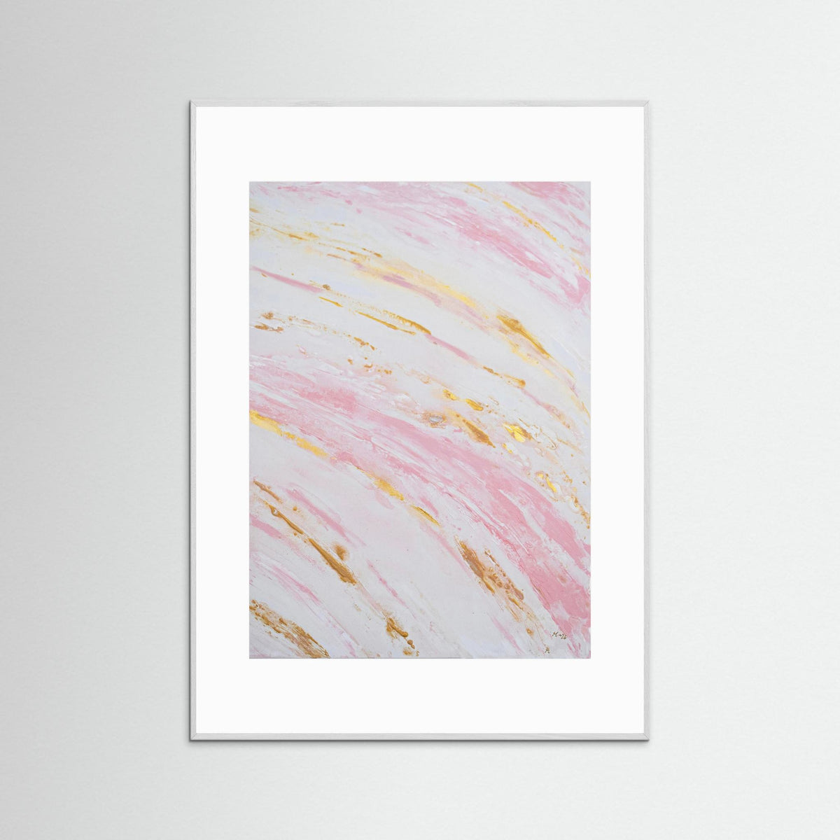 Fine Art Paper Print: "Blush Tides Piece 2"