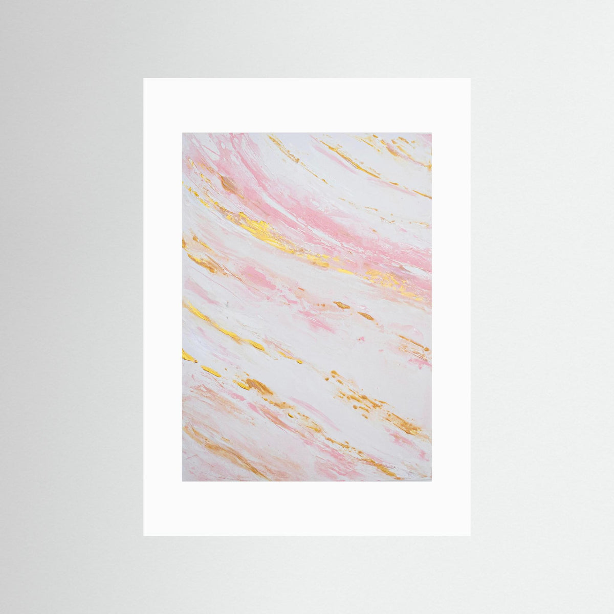 Fine Art Paper Print: "Blush Tides Piece 1"