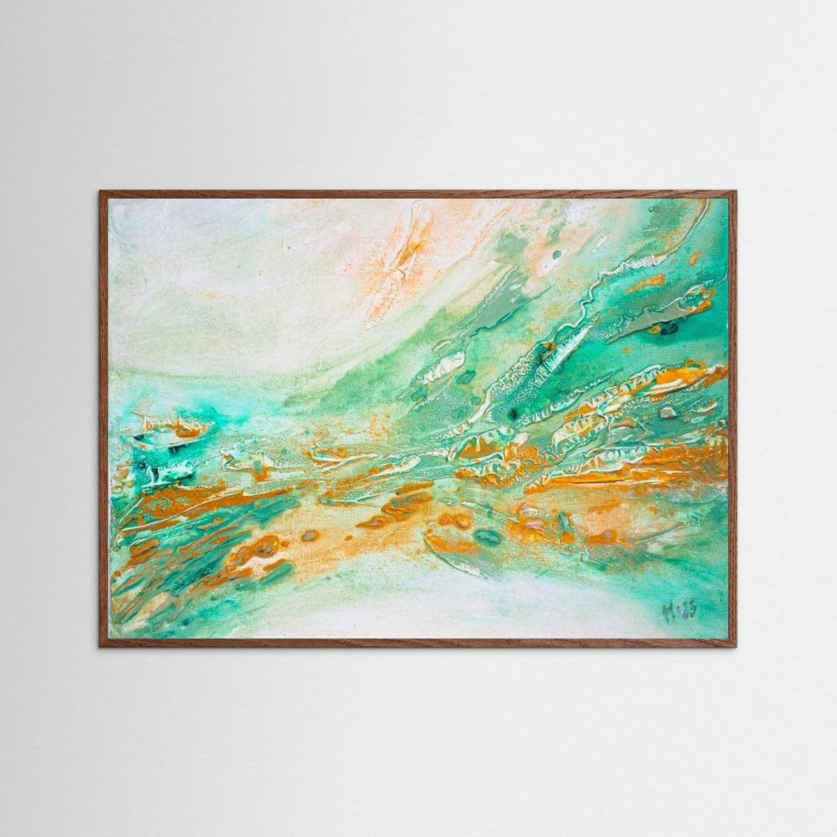 Fine Art Paper print: "Golden Current"