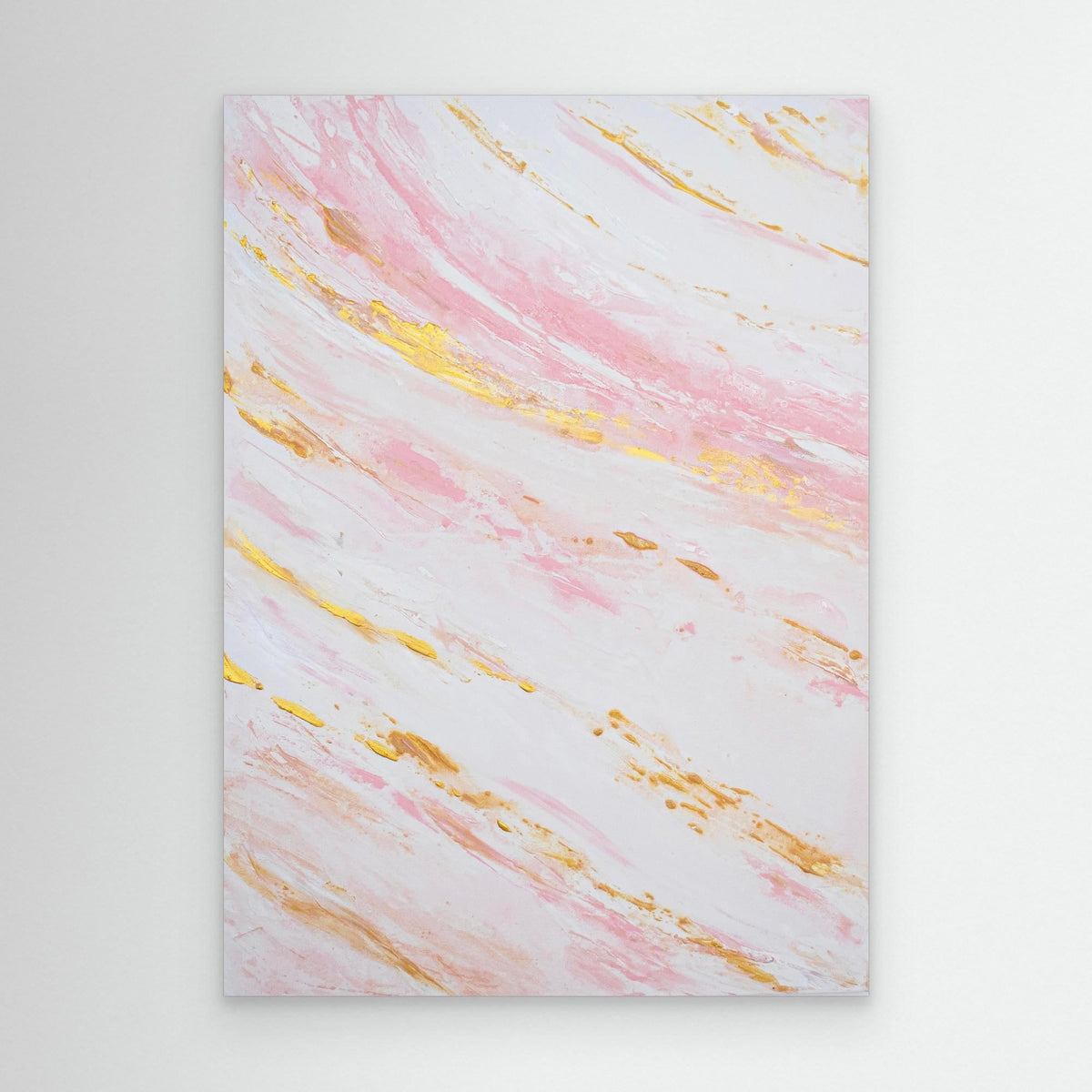 Canvas Print: "Blush Tides" piece 1 