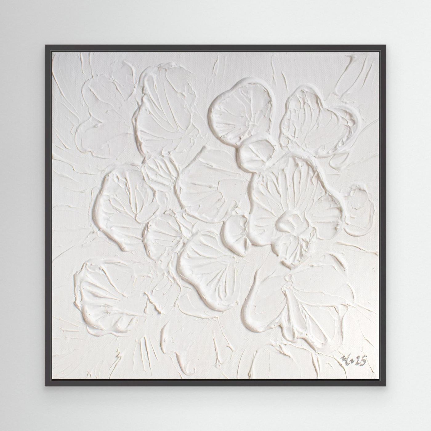 Canvas Print: "Soft White Bloom"