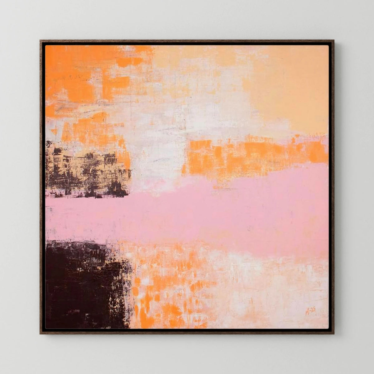 Canvas Print: "Coral Sunset"