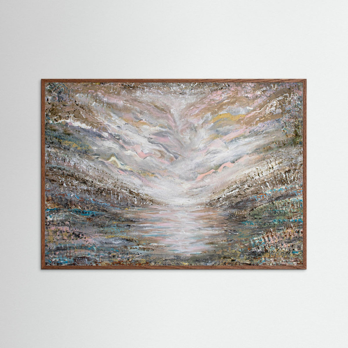 Fine Art Paper Print: "Shades of pink"