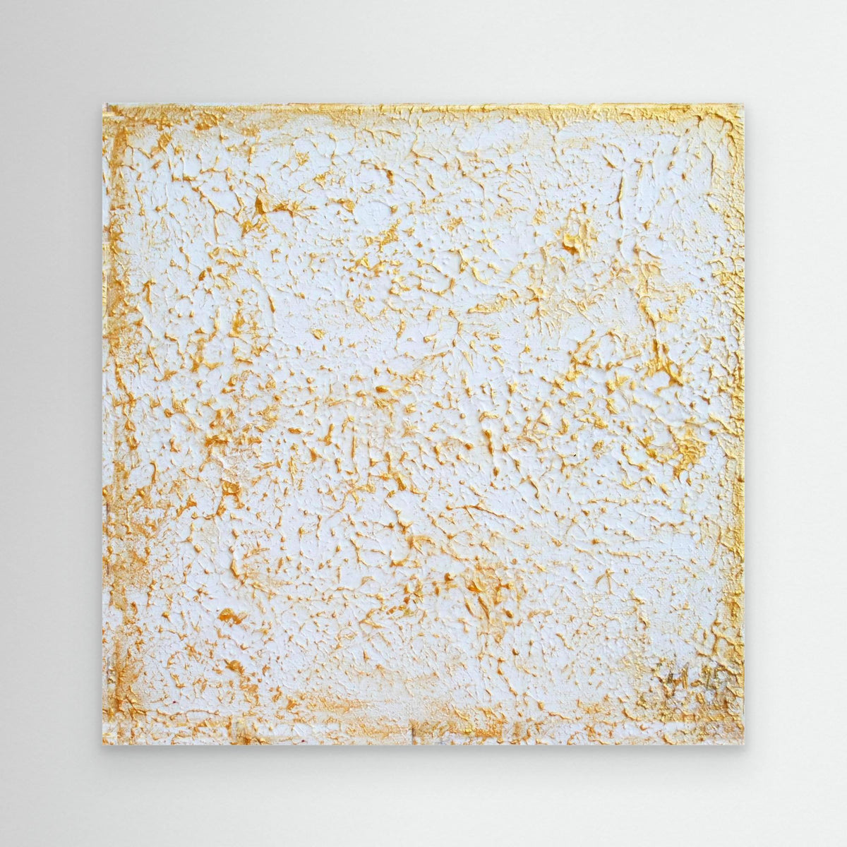 Canvas Print: "Organic 3D gold painting"