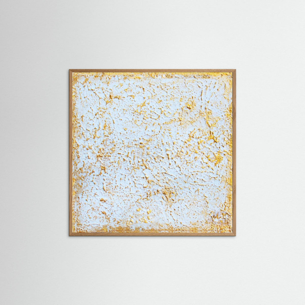 Fine Art Paper print: "Organic 3D gold painting"