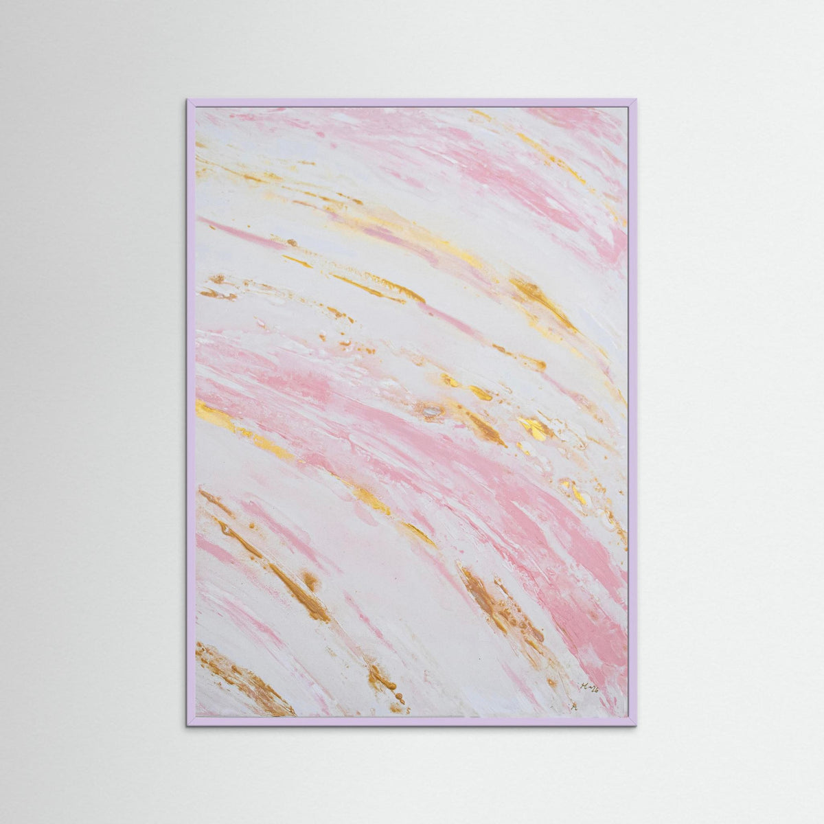 Fine Art Paper Print: "Blush Tides Piece 2"